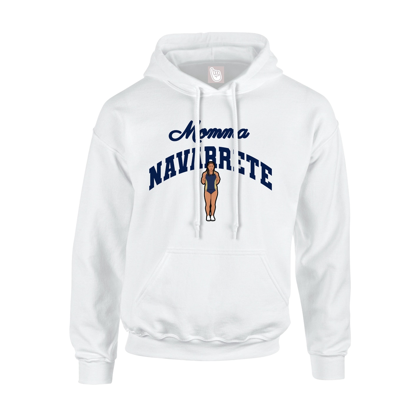 Youth Hoodie — Mothers Day Arch in White