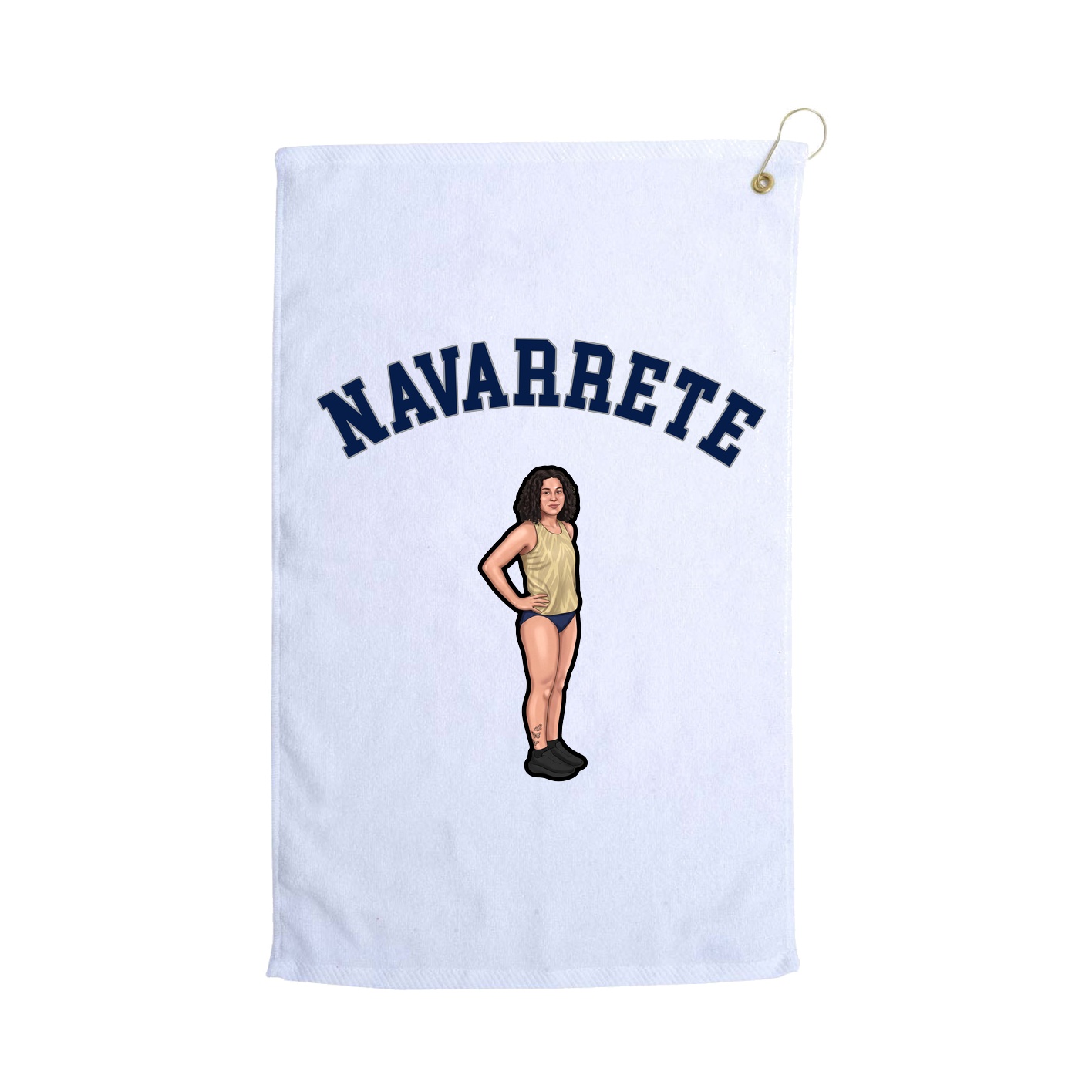 Golf Towel — Shirsey Arch in White