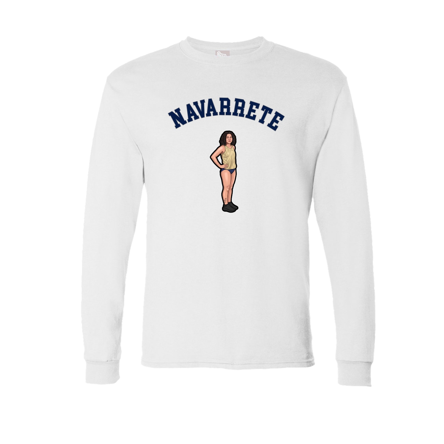 Long Sleeve Tee — Shirsey Arch in White