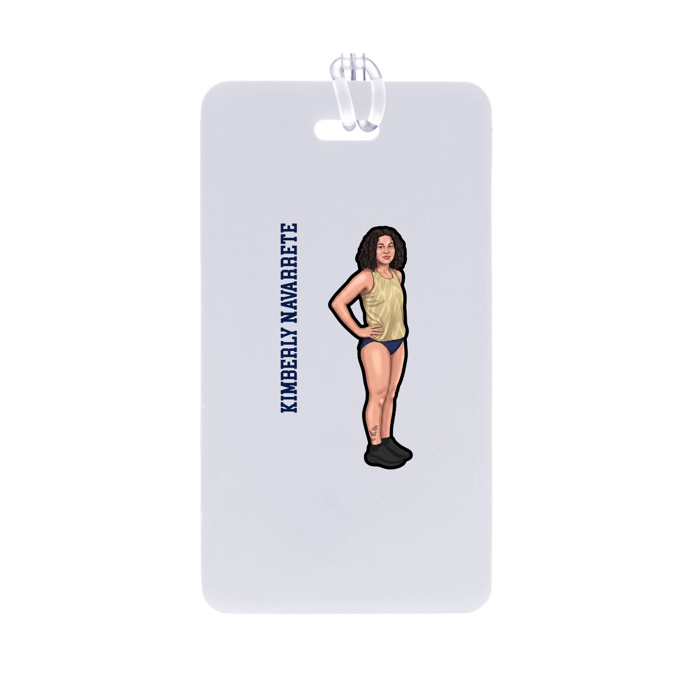Bag Tag — Name Vertical in Classic