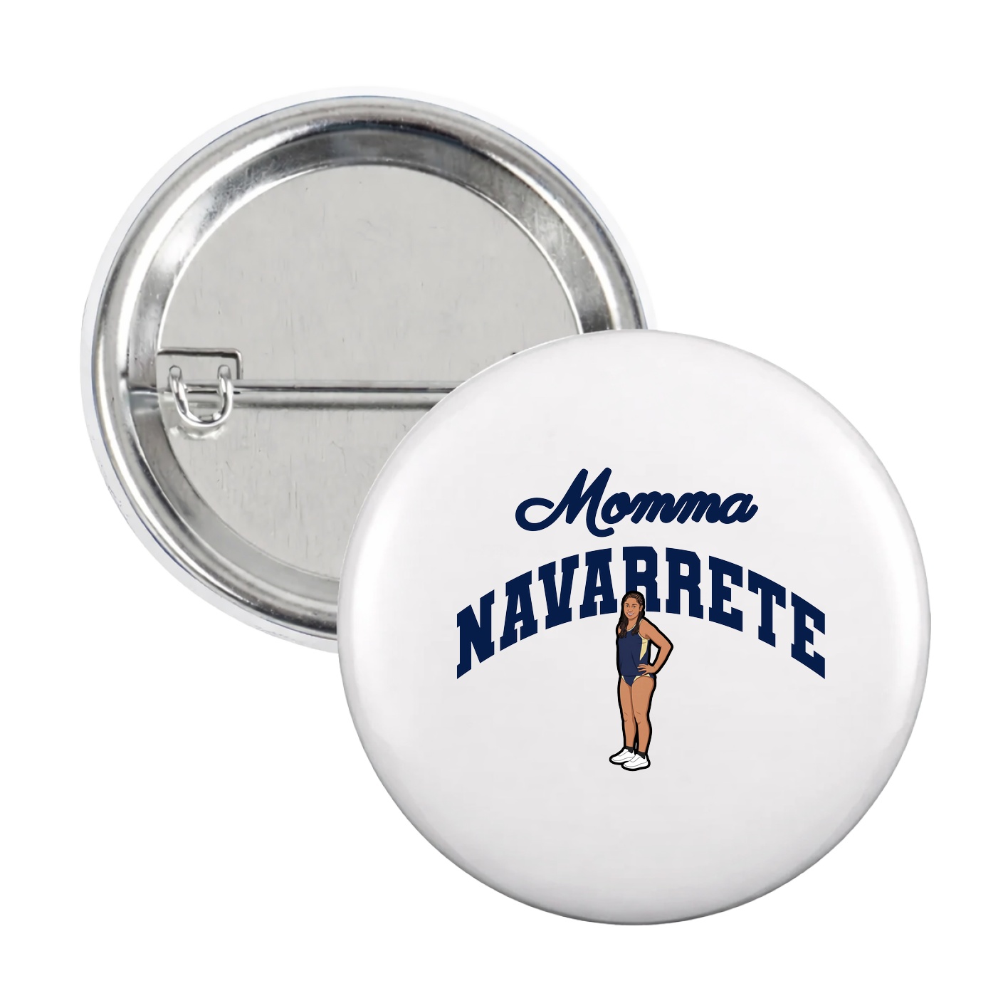 Game Day Button — Mothers Day Arch in White