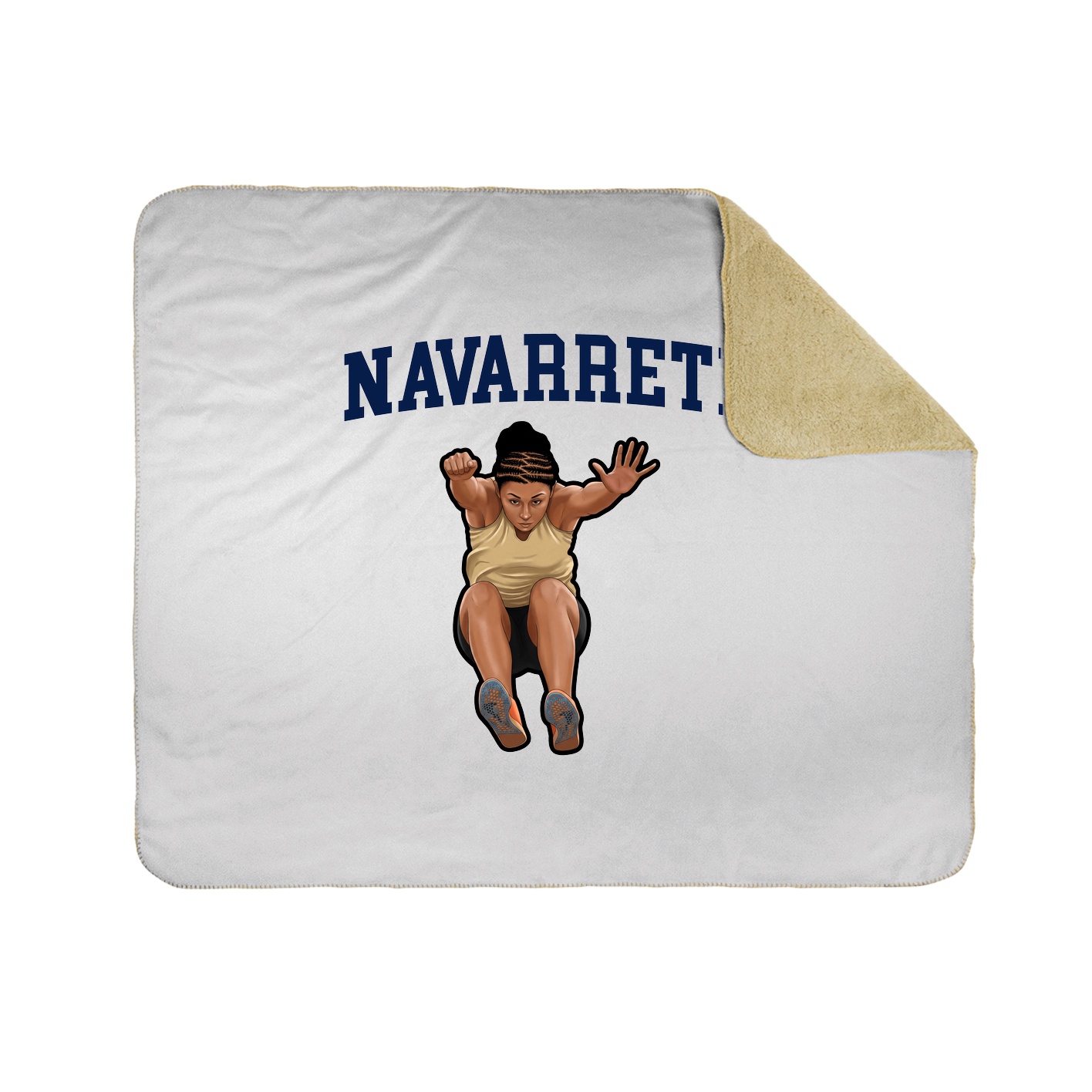 Throw Blanket — Shirsey in White