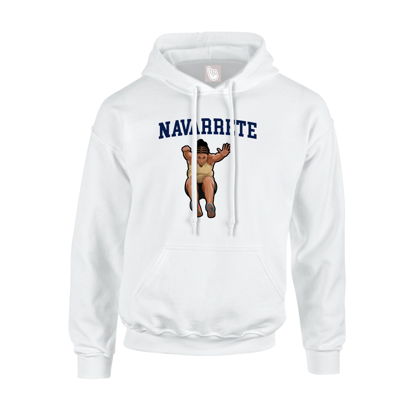 Hoodie — Shirsey in White