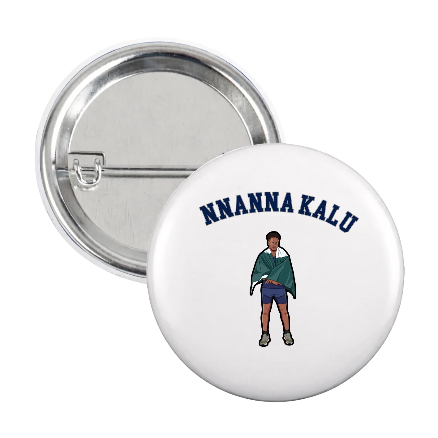 Game Day Button — Shirsey Arch in White