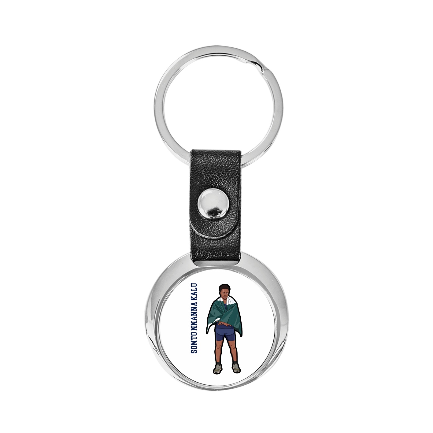 Key Chain — Name Vertical in Classic
