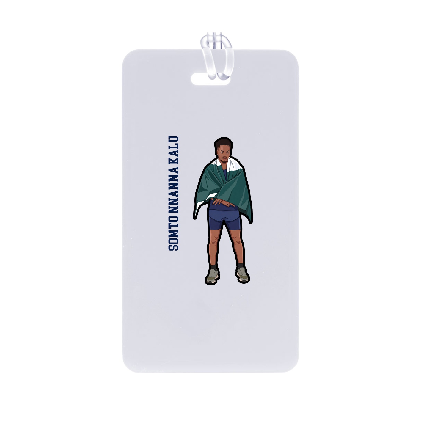 Bag Tag — Name Vertical in Classic