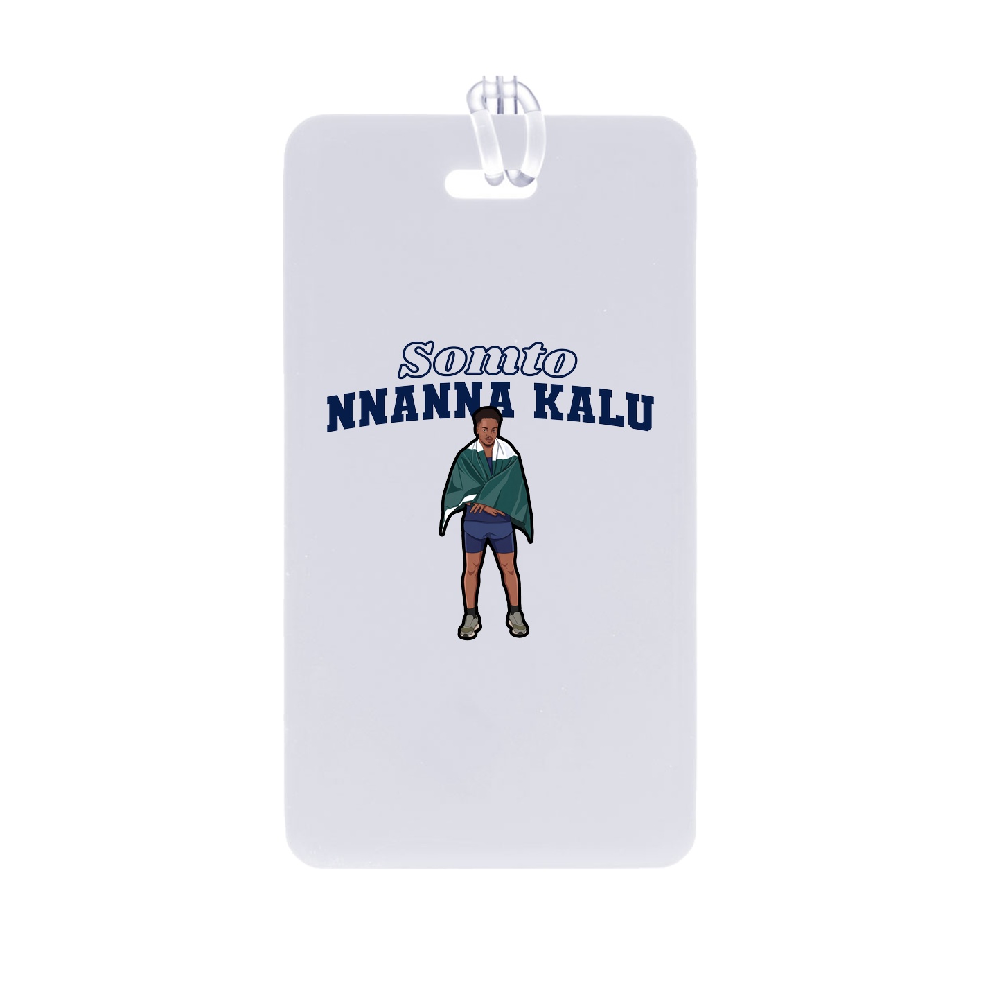 Bag Tag — Name Arch in Classic