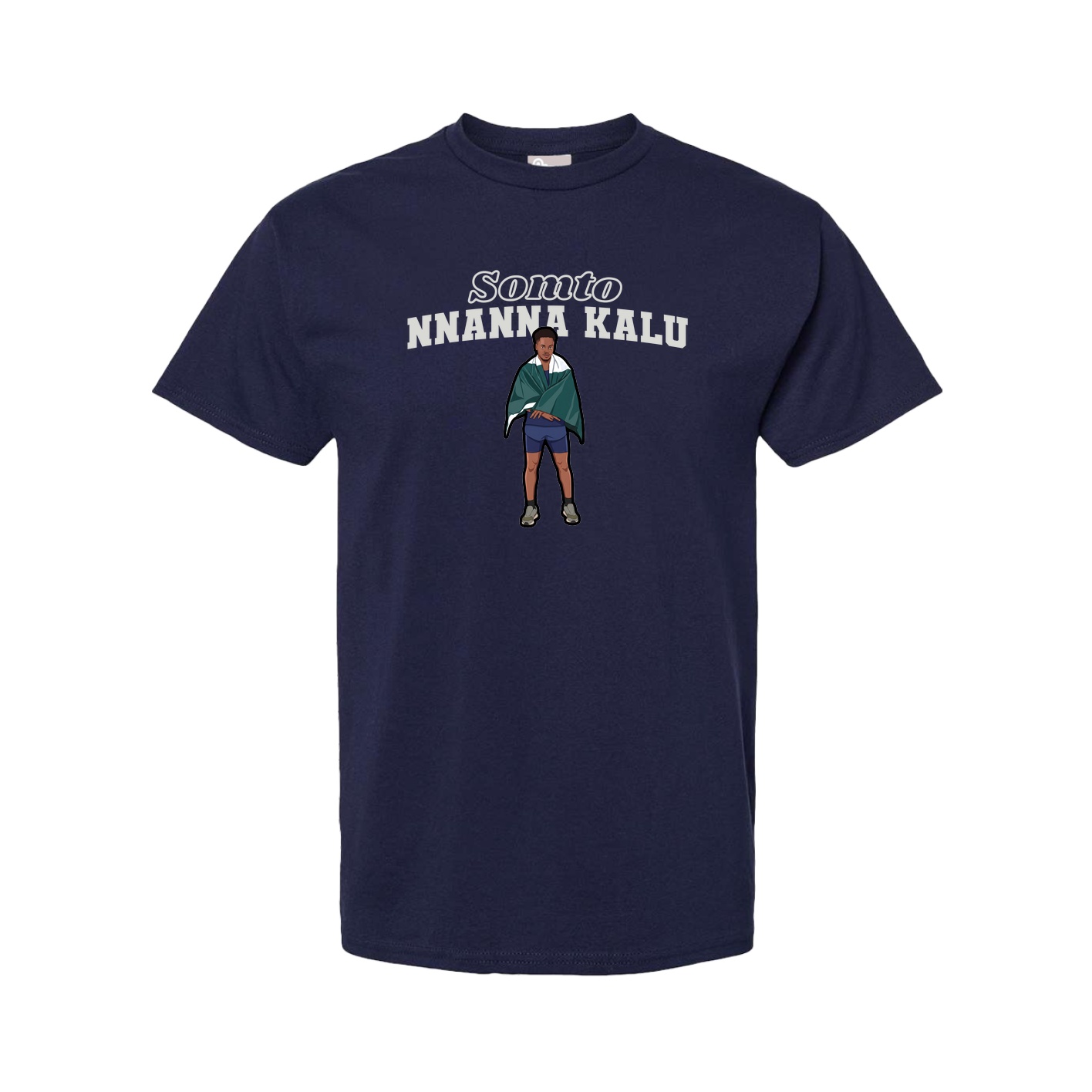 Tee — Name Arch in Navy