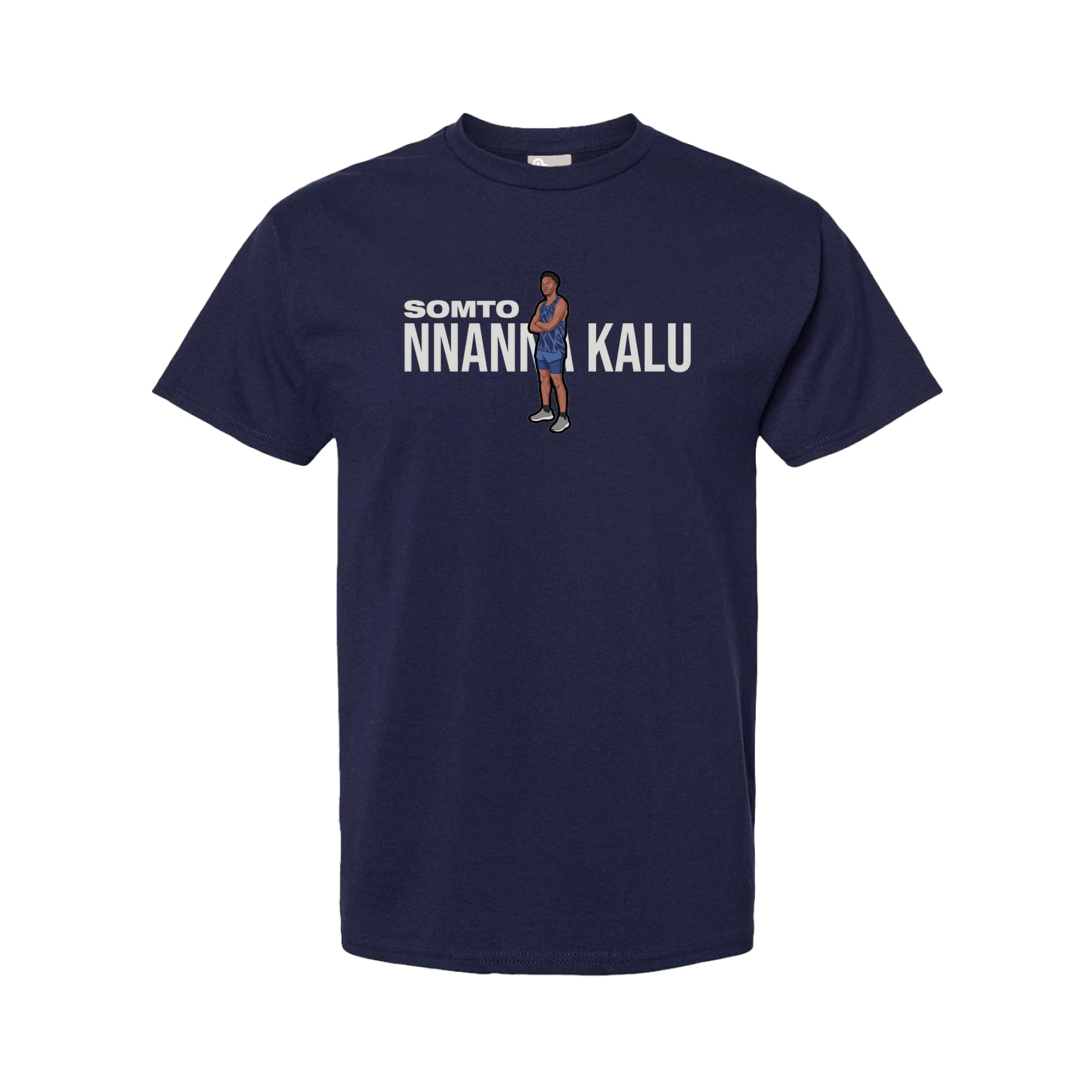 Youth Tee — Player Name in Navy