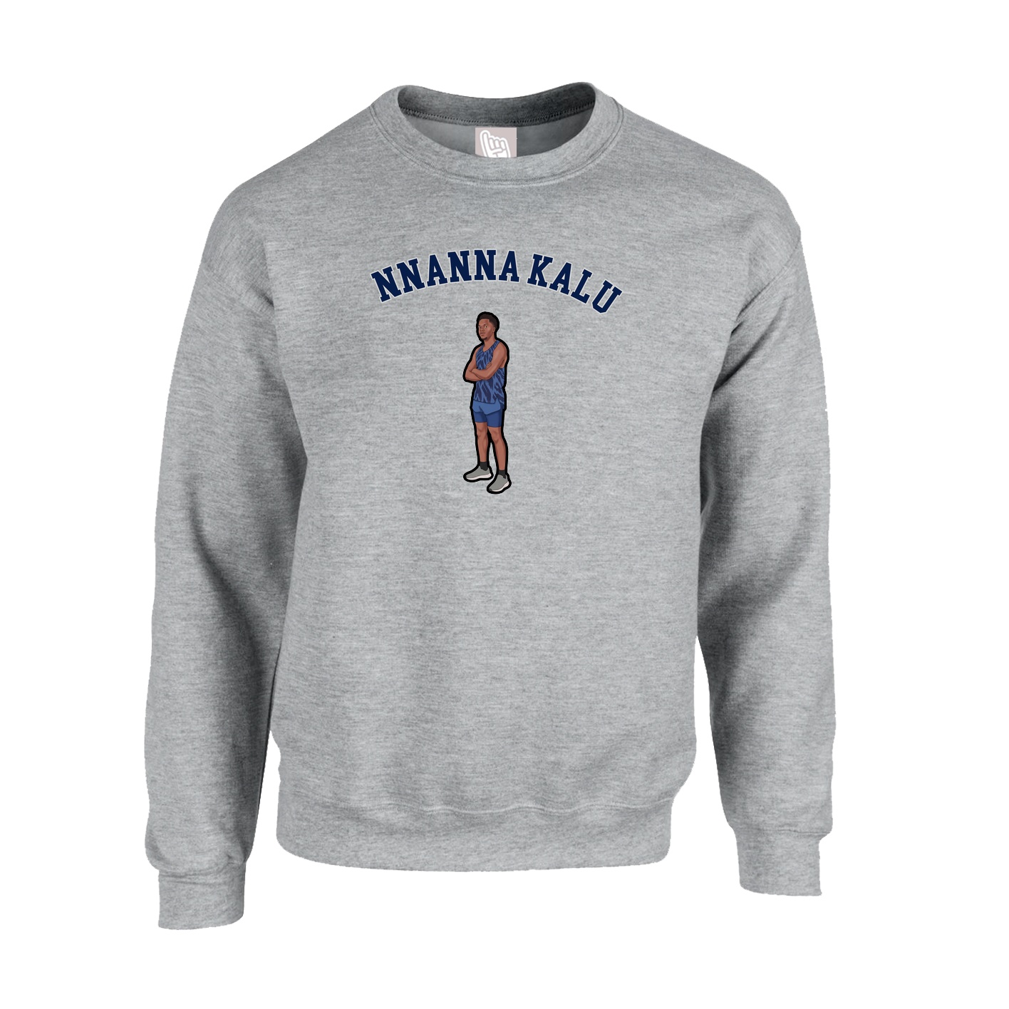 Fleece Crew — Shirsey Arch in Grey