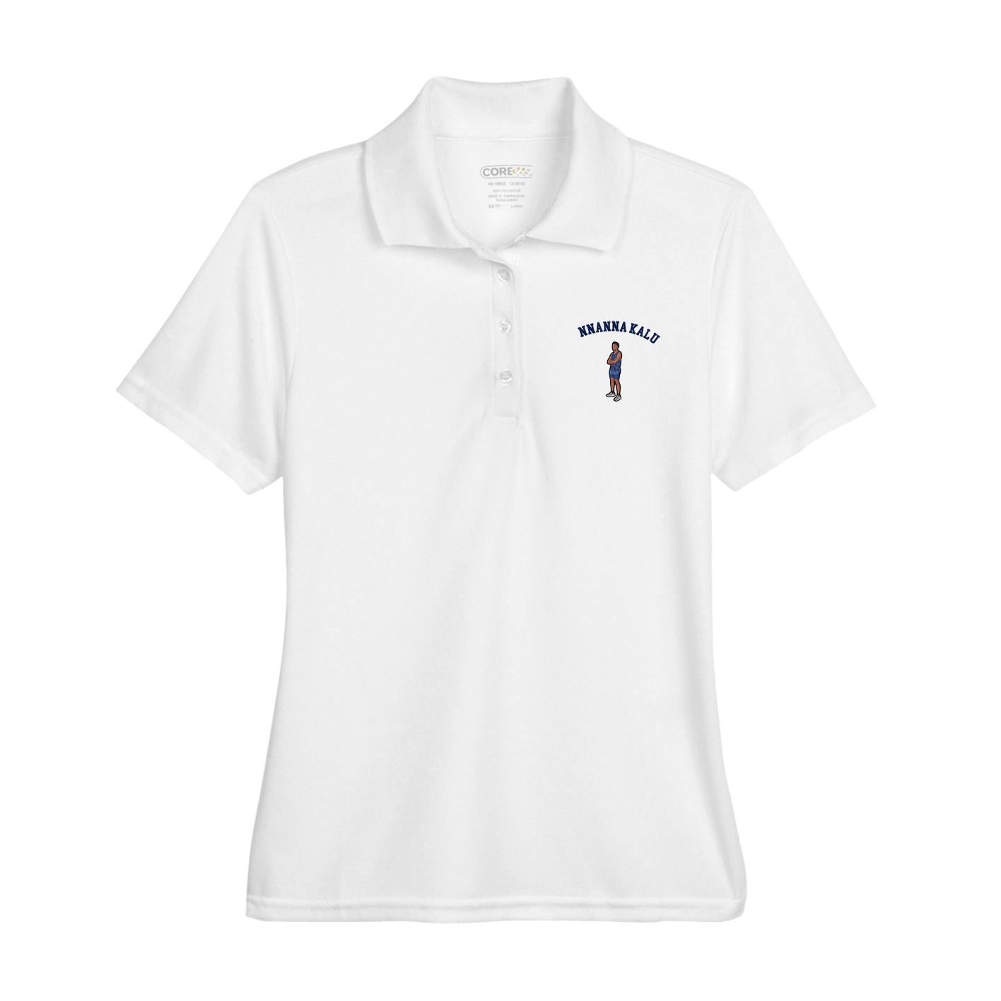 Womens Performance Polo — Shirsey Arch in White