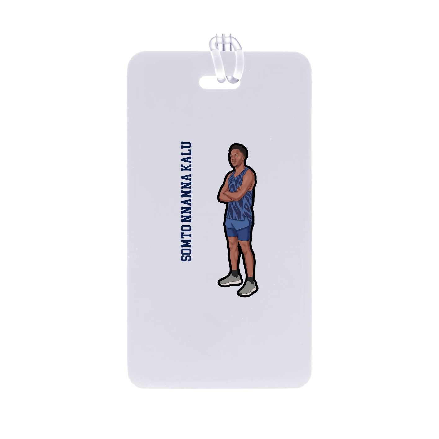 Bag Tag — Name Vertical in Classic