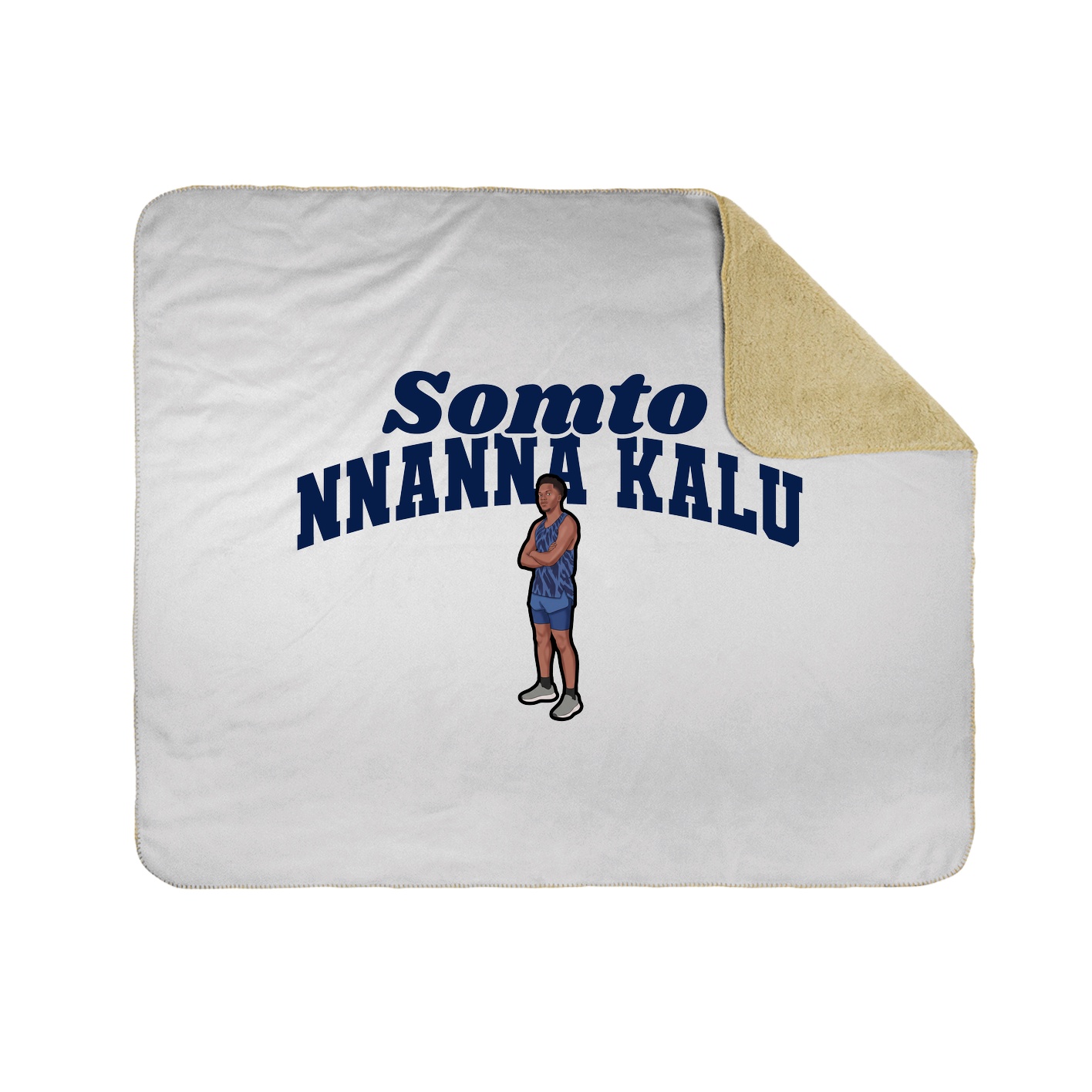Throw Blanket — Signature Arch in White