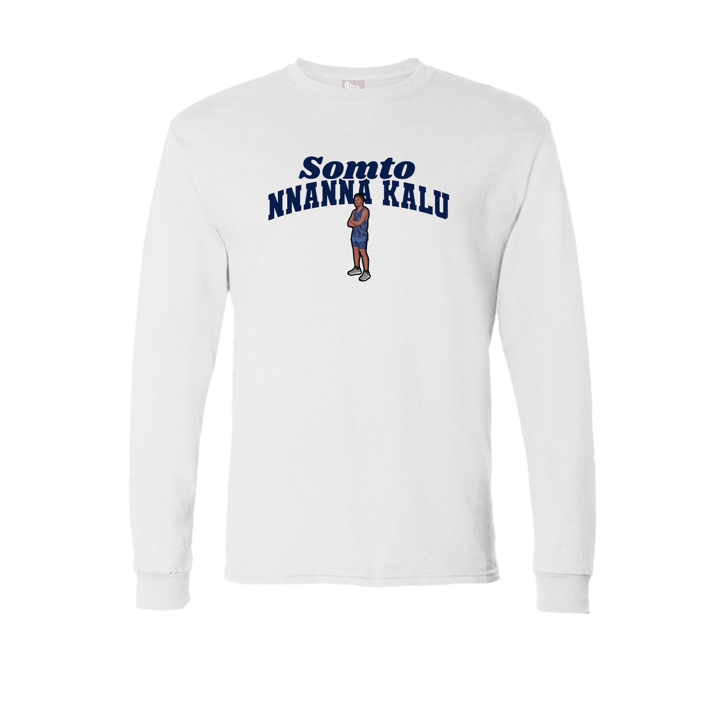 Long Sleeve Tee — Signature Arch in White