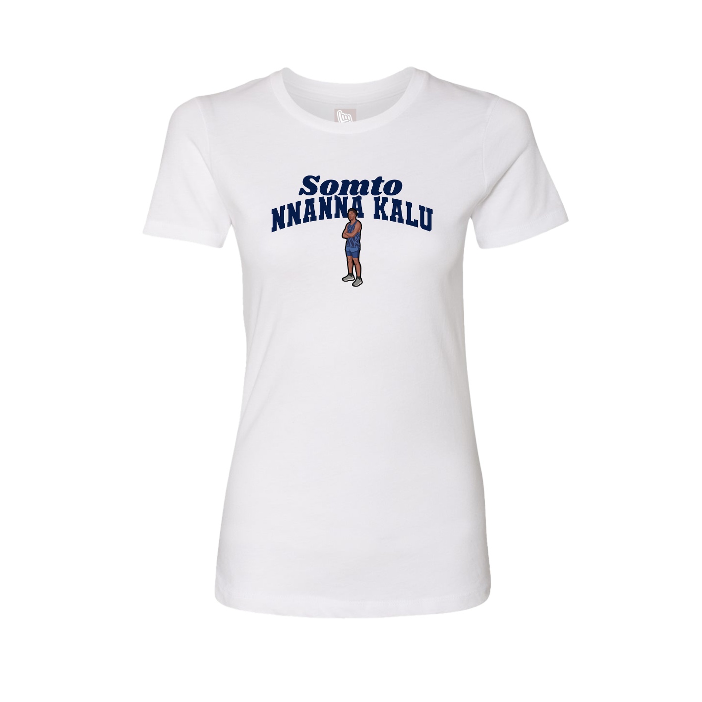 Womens Tee — Signature Arch in White