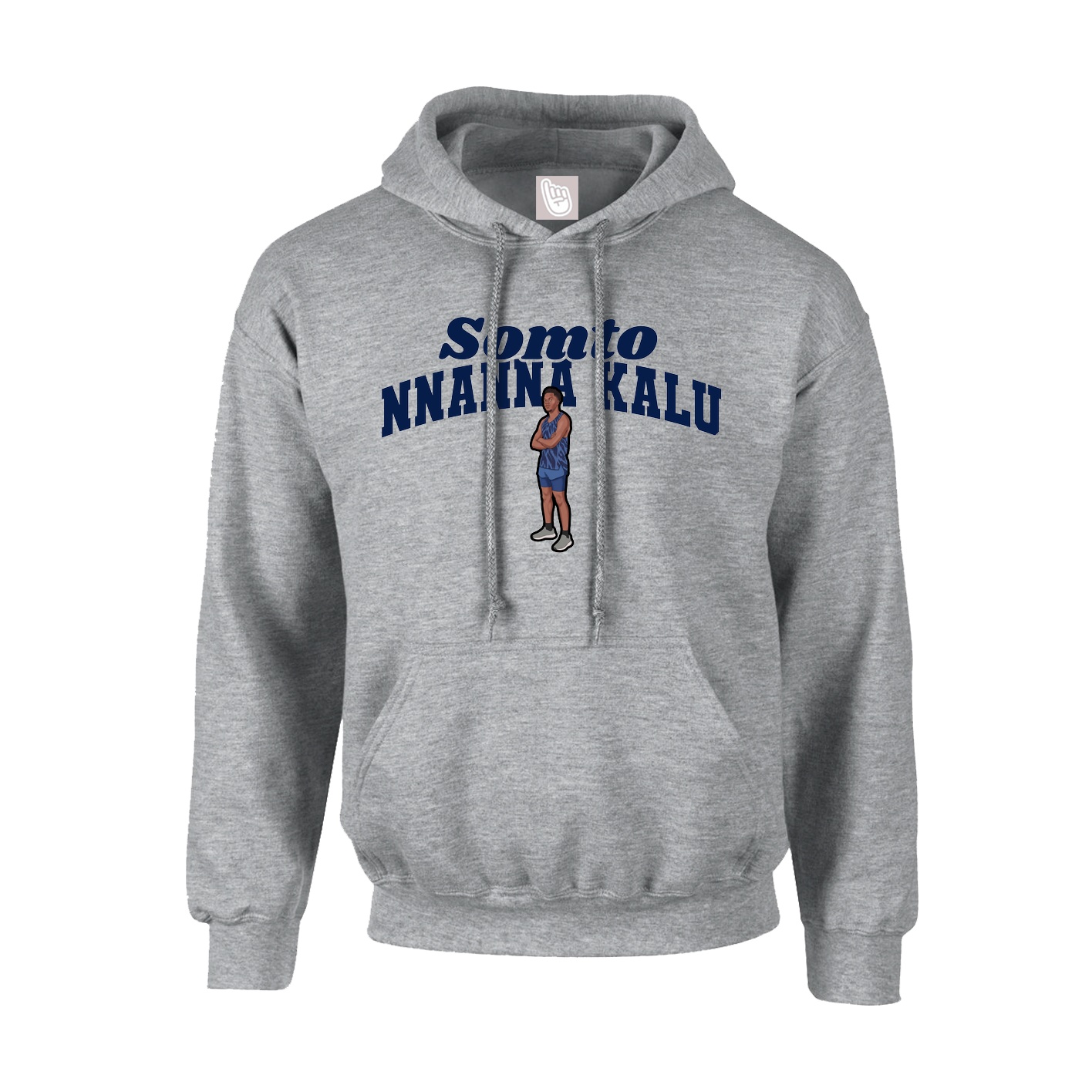 Hoodie — Signature Arch in Grey