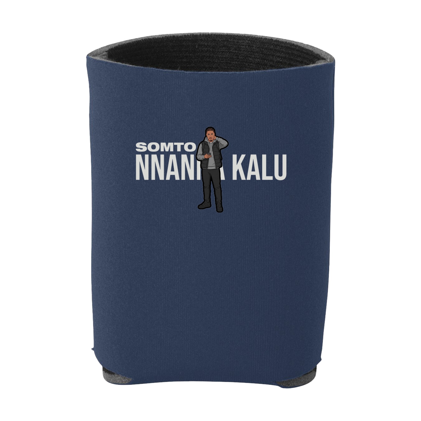 Can Holder — Player Name in Navy