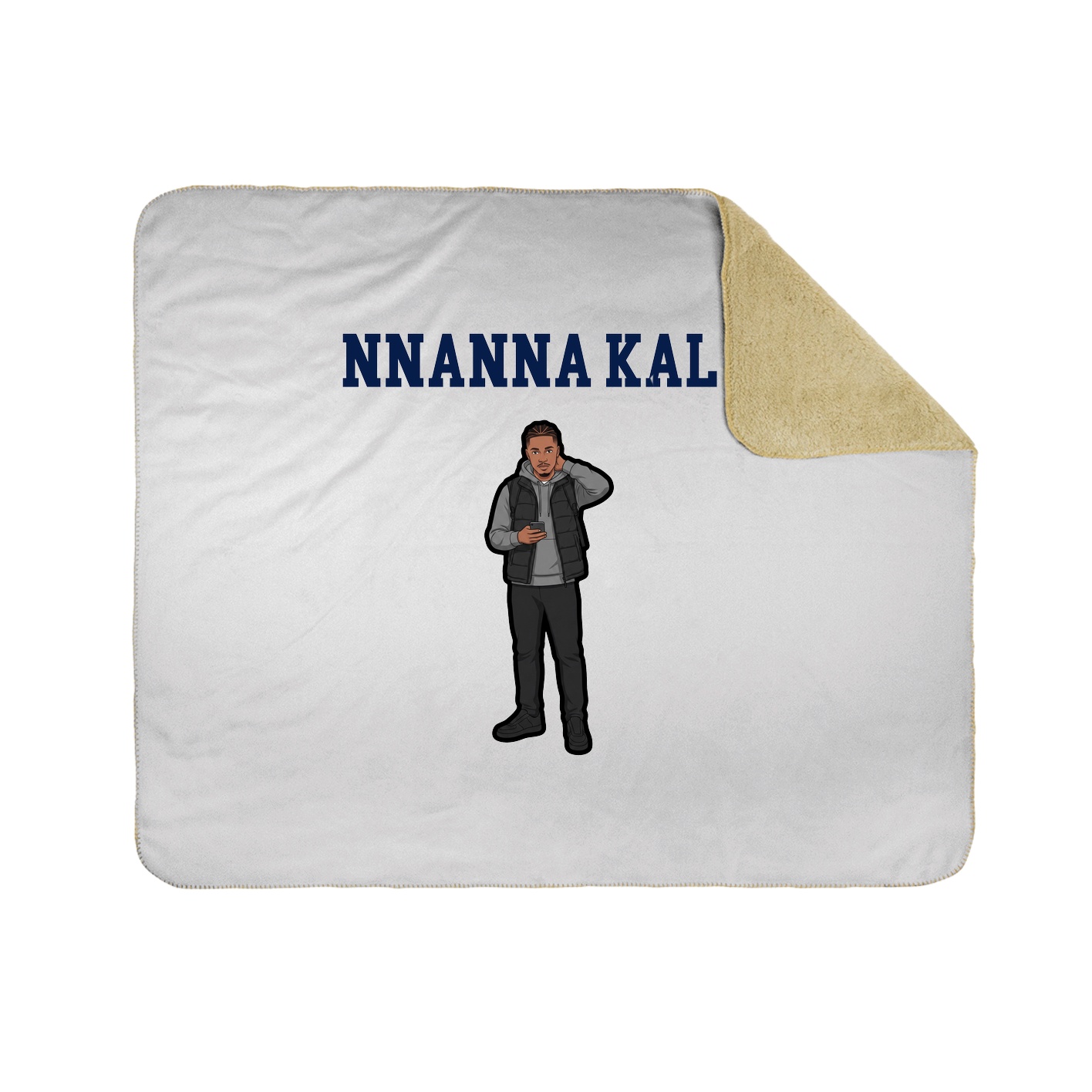 Throw Blanket — Shirsey in White