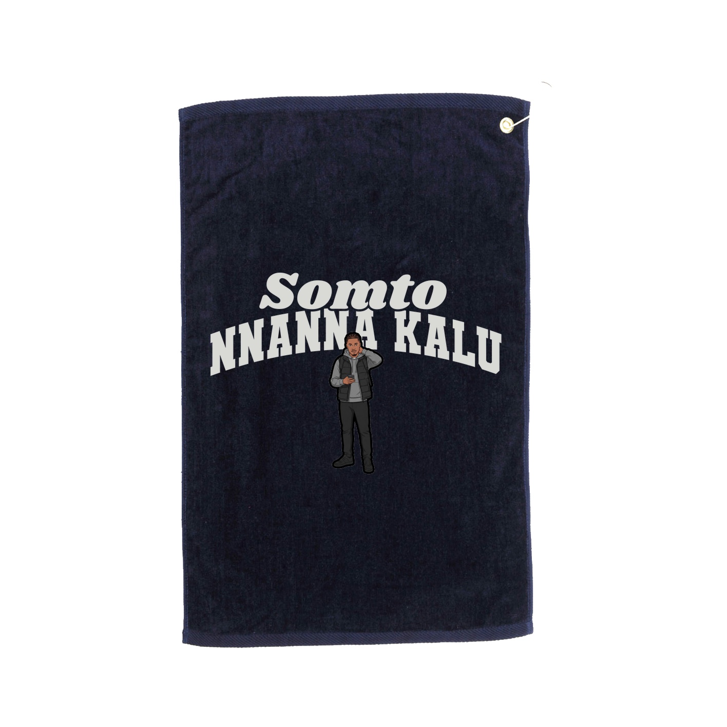 Golf Towel — Signature Arch in Navy