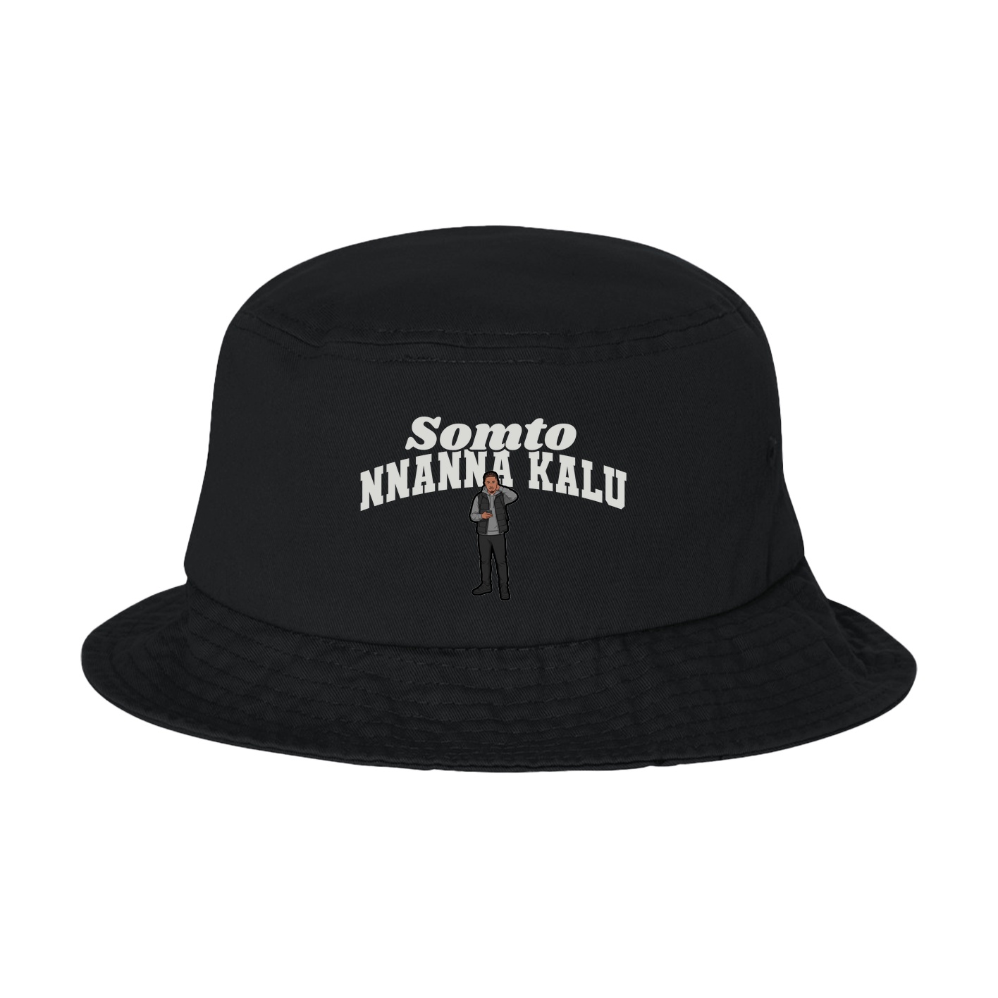 Bucket Cap — Signature Arch in Black