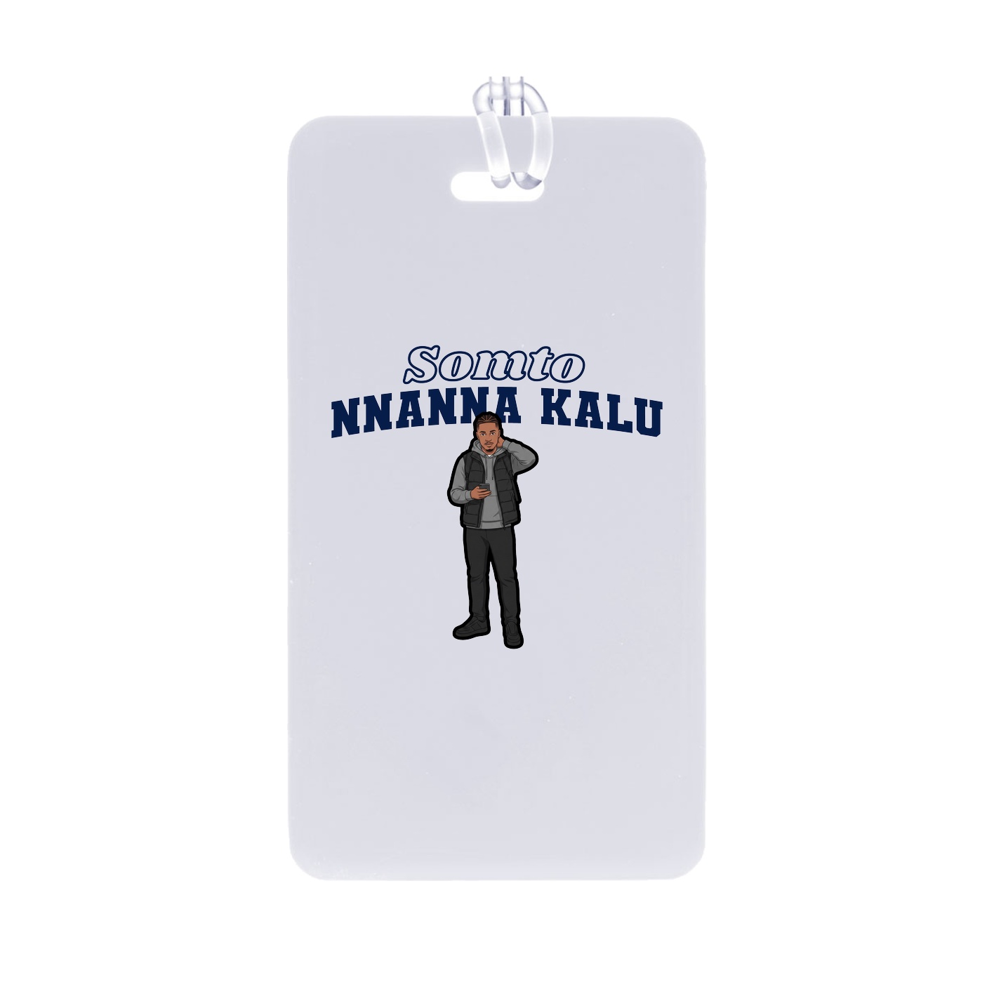 Bag Tag — Name Arch in Classic