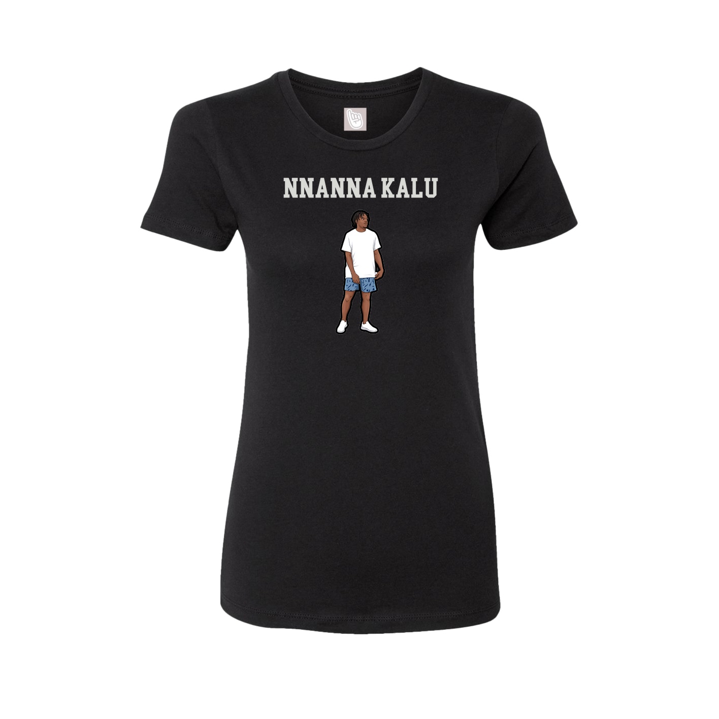 Fitted Women's Tee — Shirsey in Black