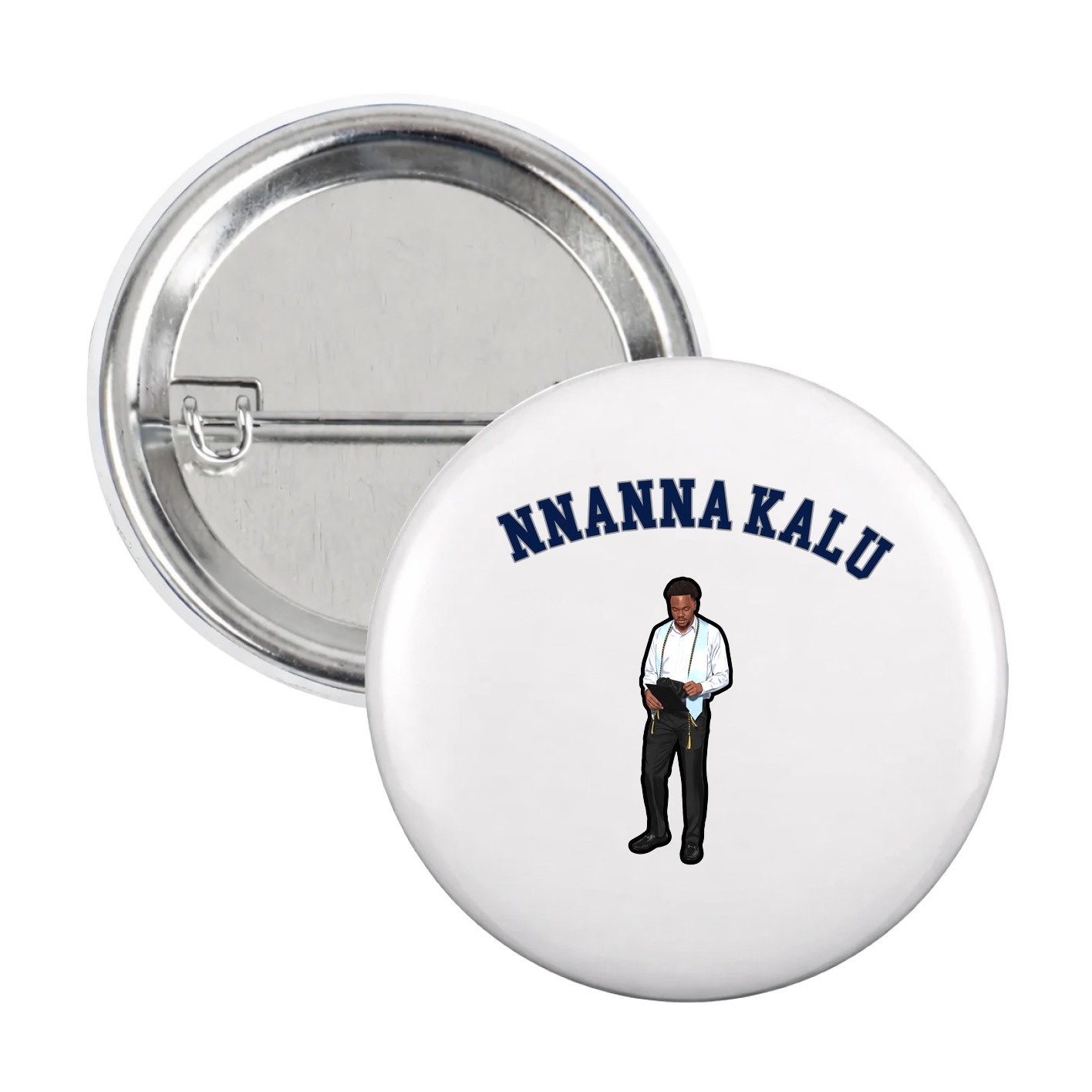 Game Day Button — Shirsey Arch in White