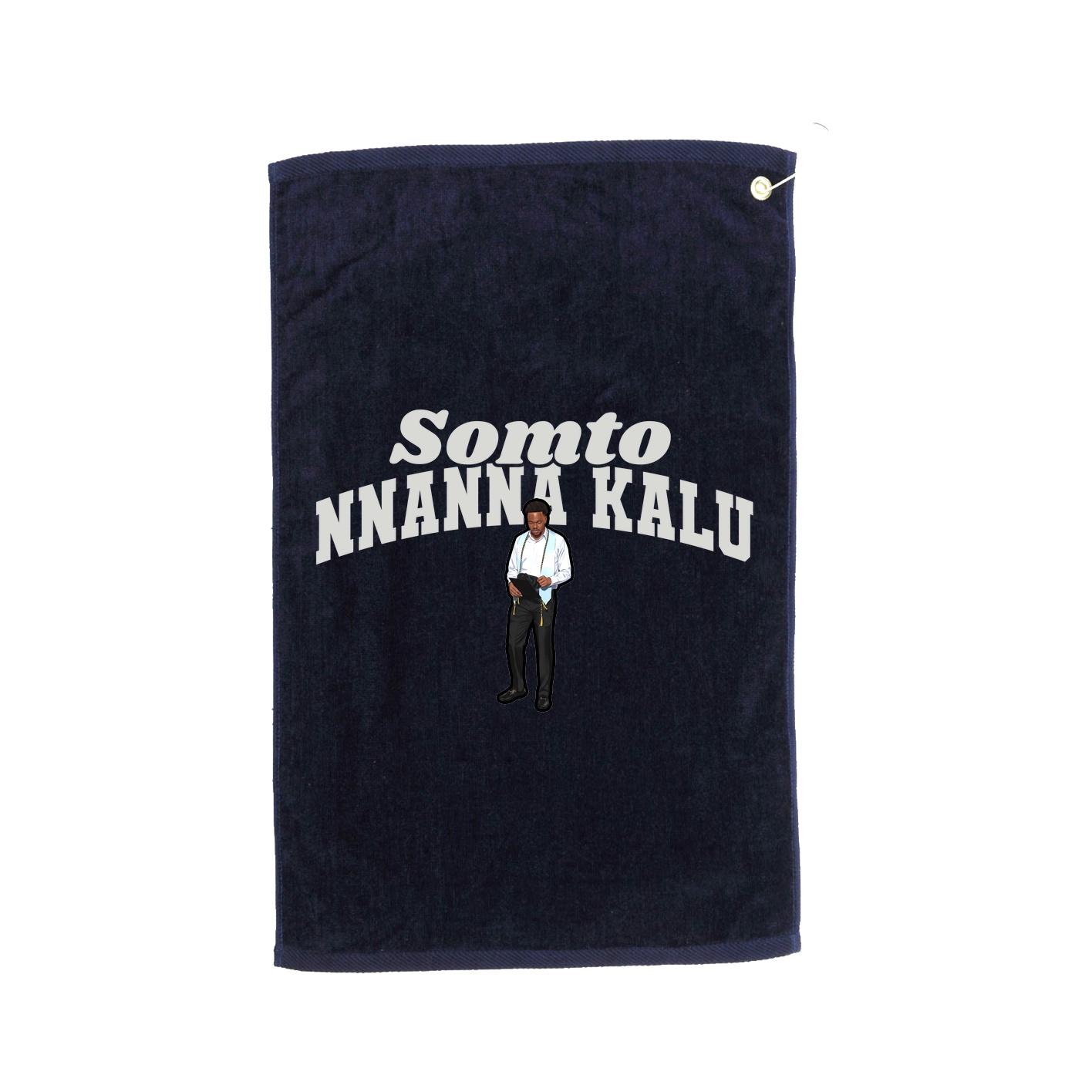 Golf Towel — Signature Arch in Navy