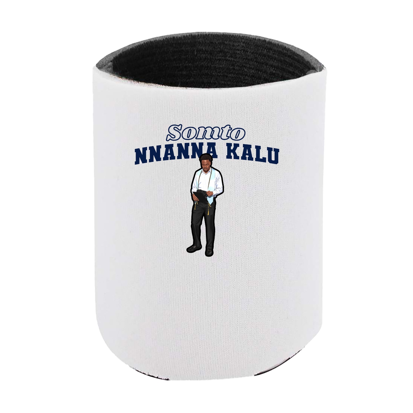 Can Holder — Name Arch in White