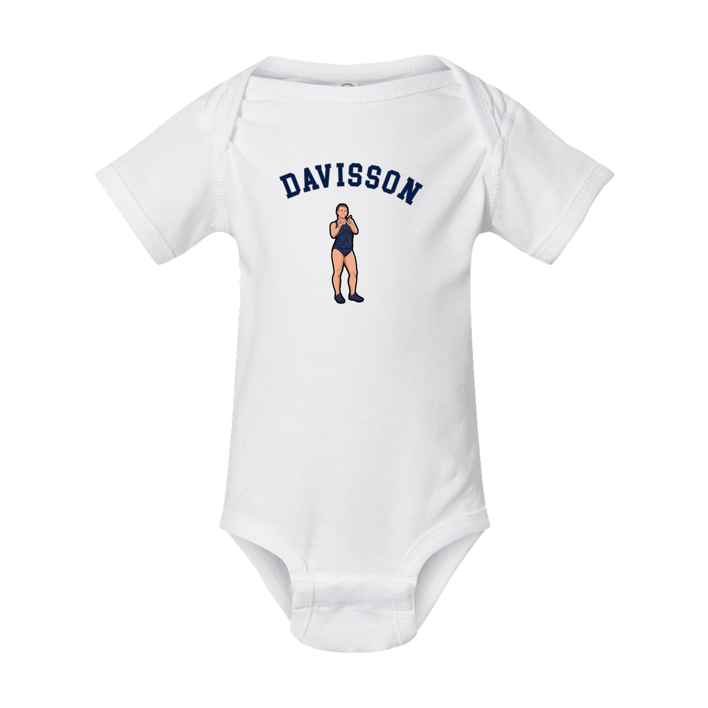 Baby Onesie — Shirsey Arch in White