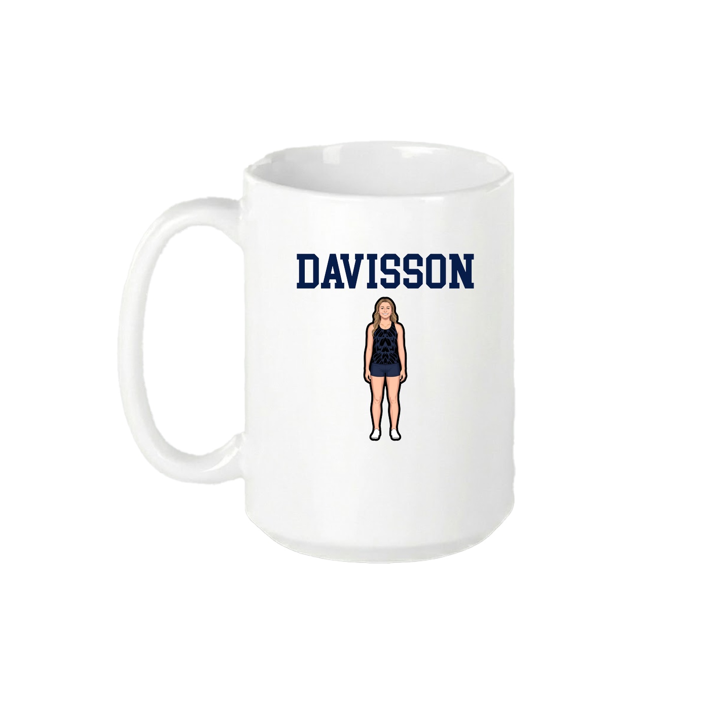 15oz Coffee Mug — Shirsey in White