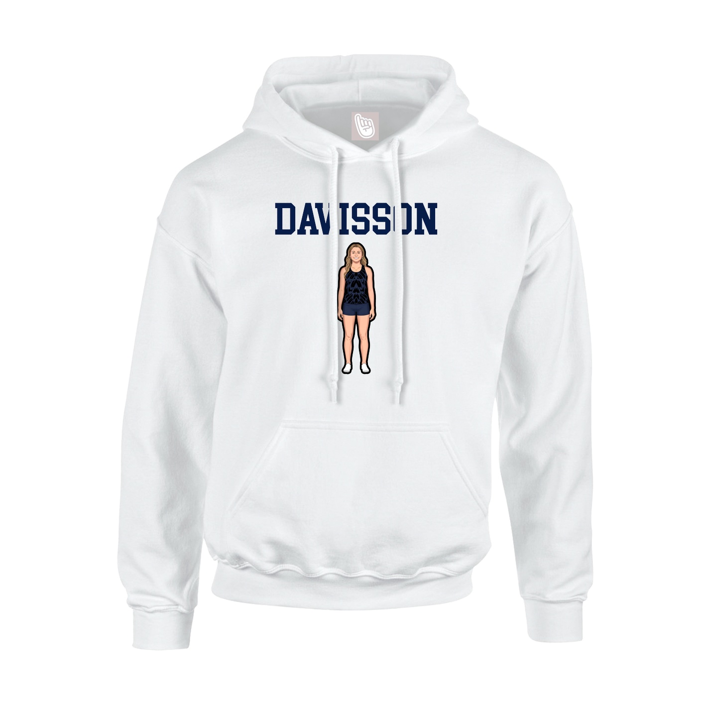 Hoodie — Shirsey in White