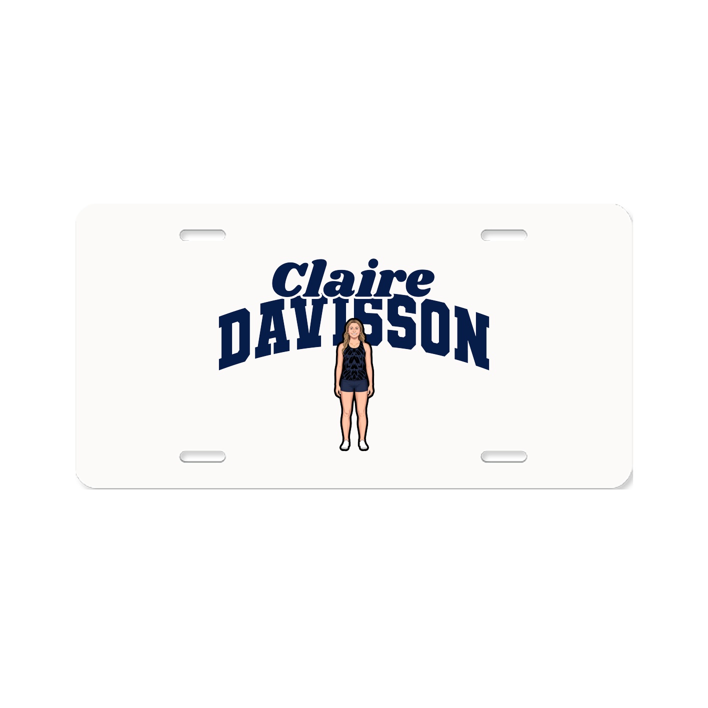 License Plate — Signature Arch in Classic
