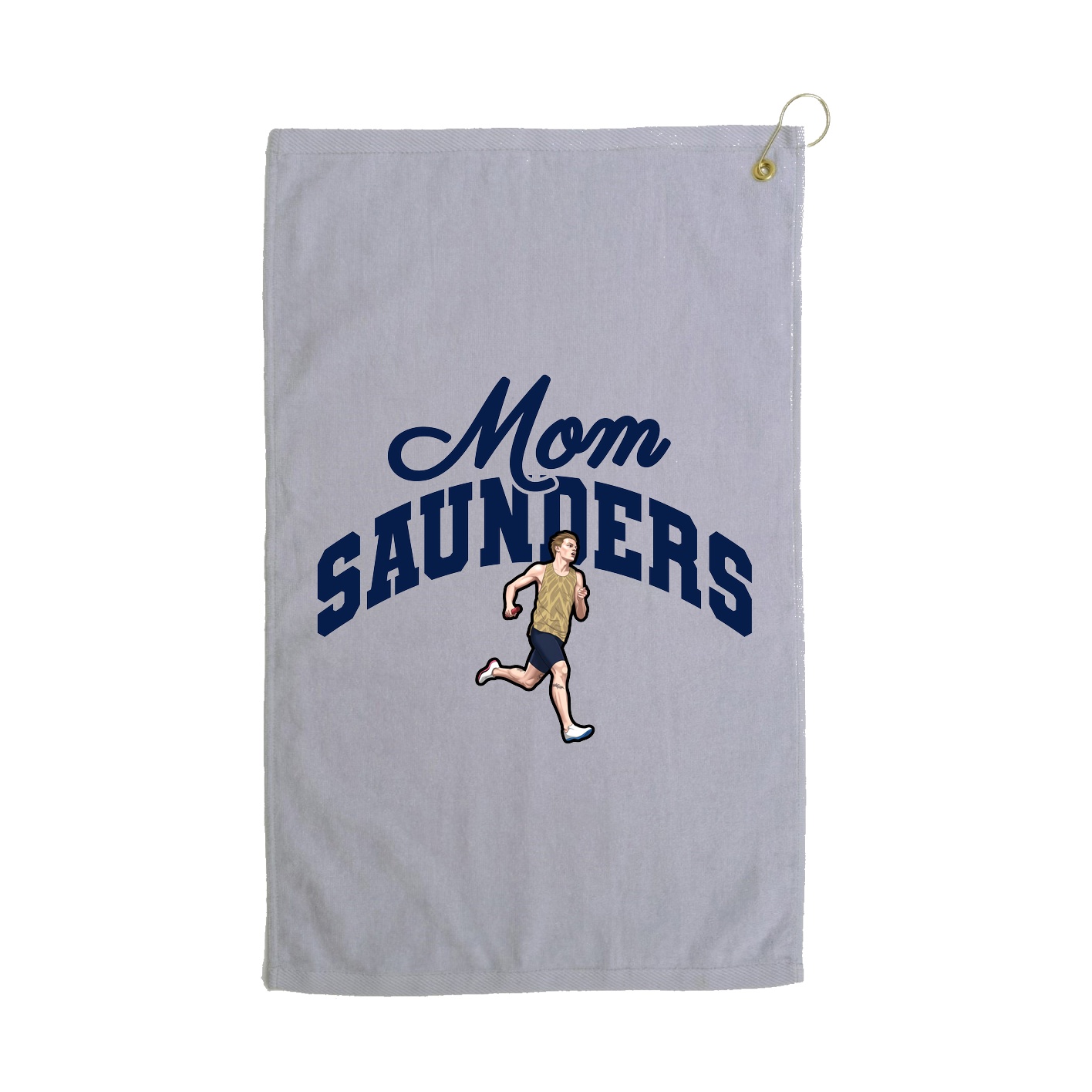 Golf Towel — Mothers Day Arch in Grey