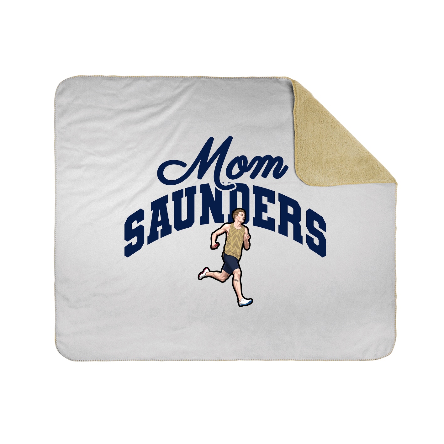 Throw Blanket — Mothers Day Arch in White