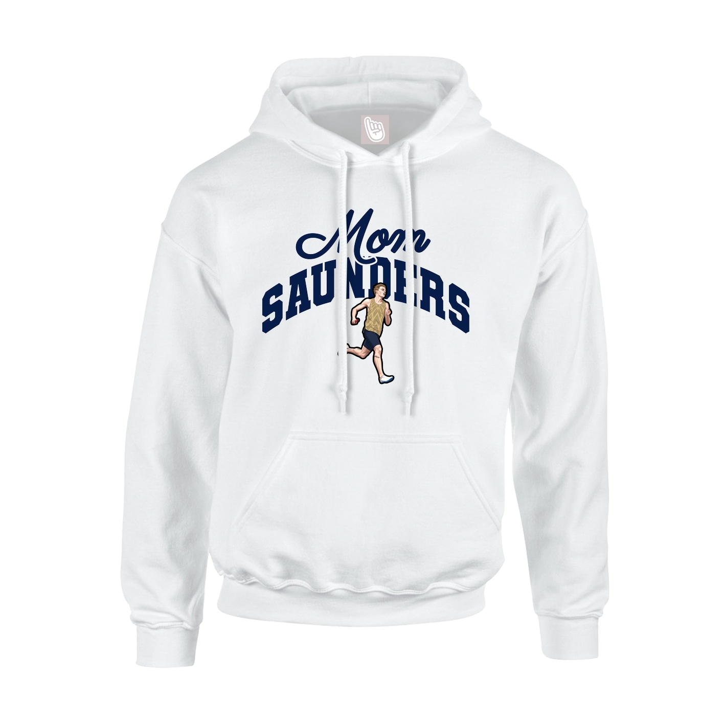Youth Hoodie — Mothers Day Arch in White