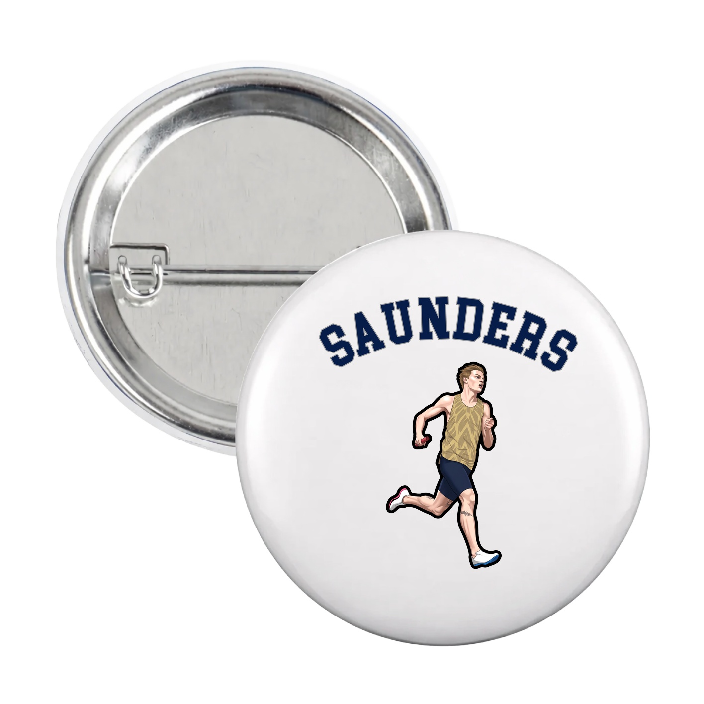 Game Day Button — Shirsey Arch in White