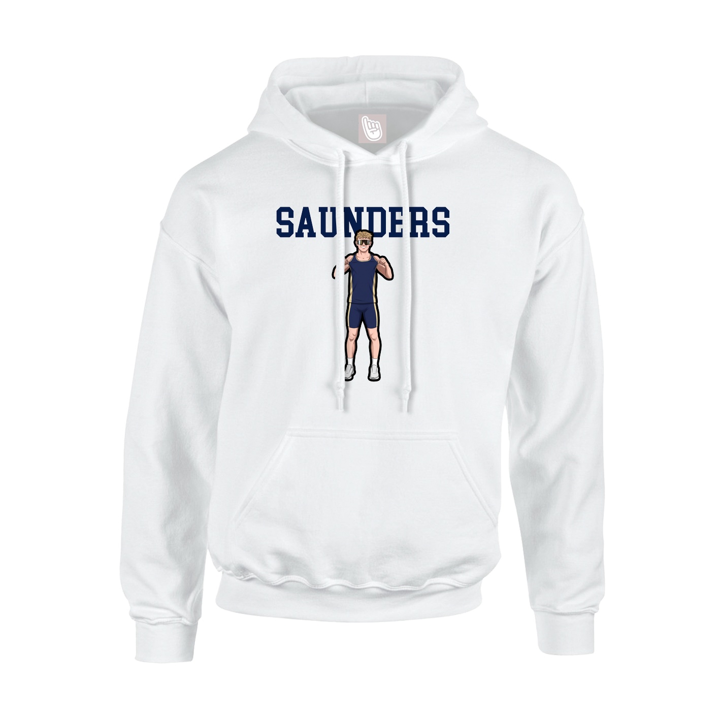 Hoodie — Shirsey in White