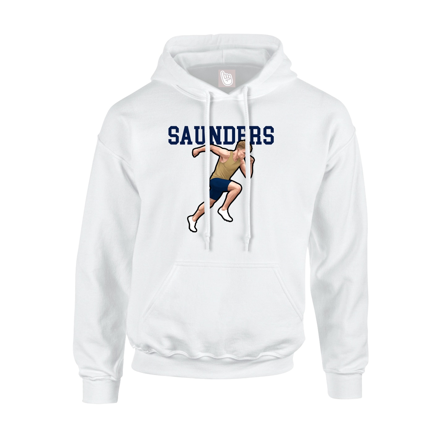 Hoodie — Shirsey in White