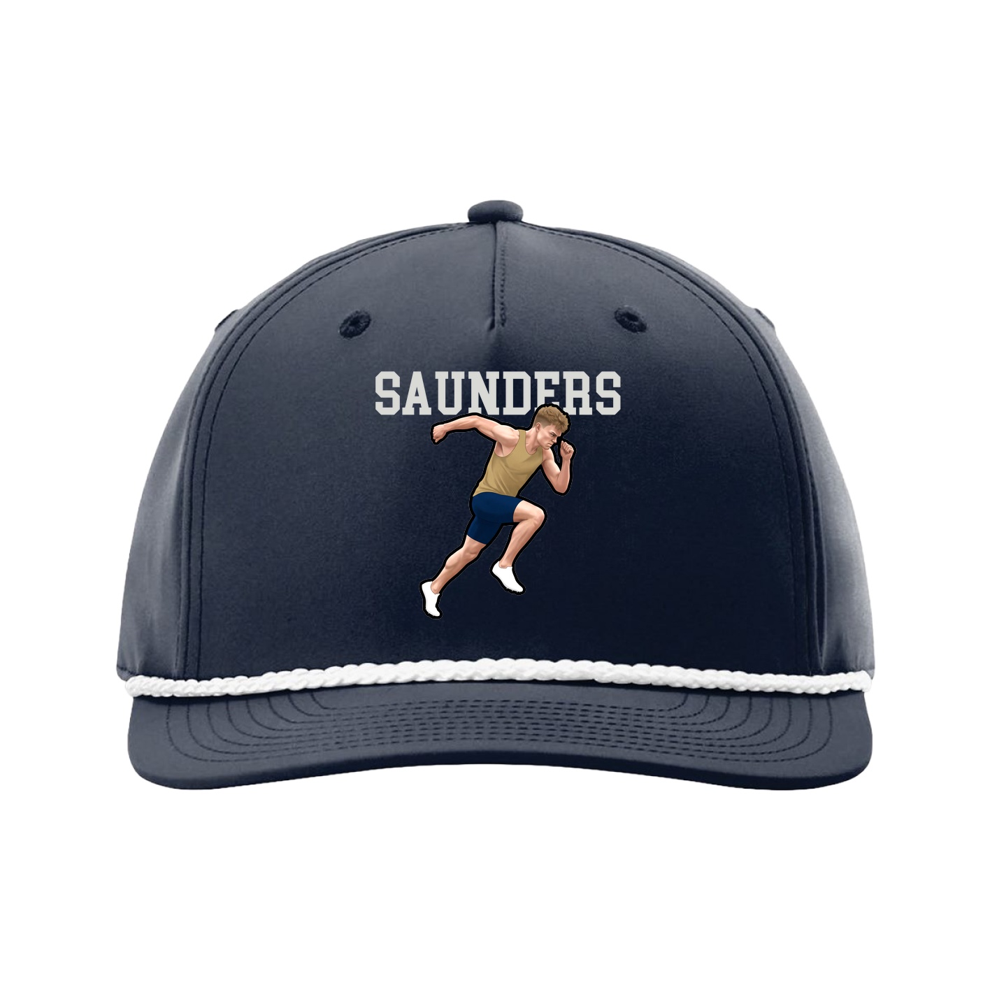 Five-Panel Classic Rope Cap — Shirsey in Navy