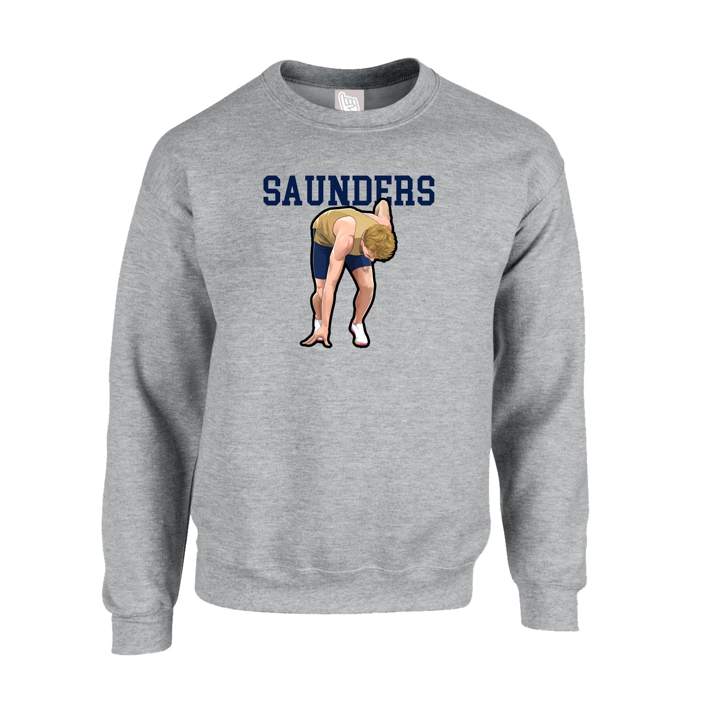 Fleece Crew — Shirsey in Grey