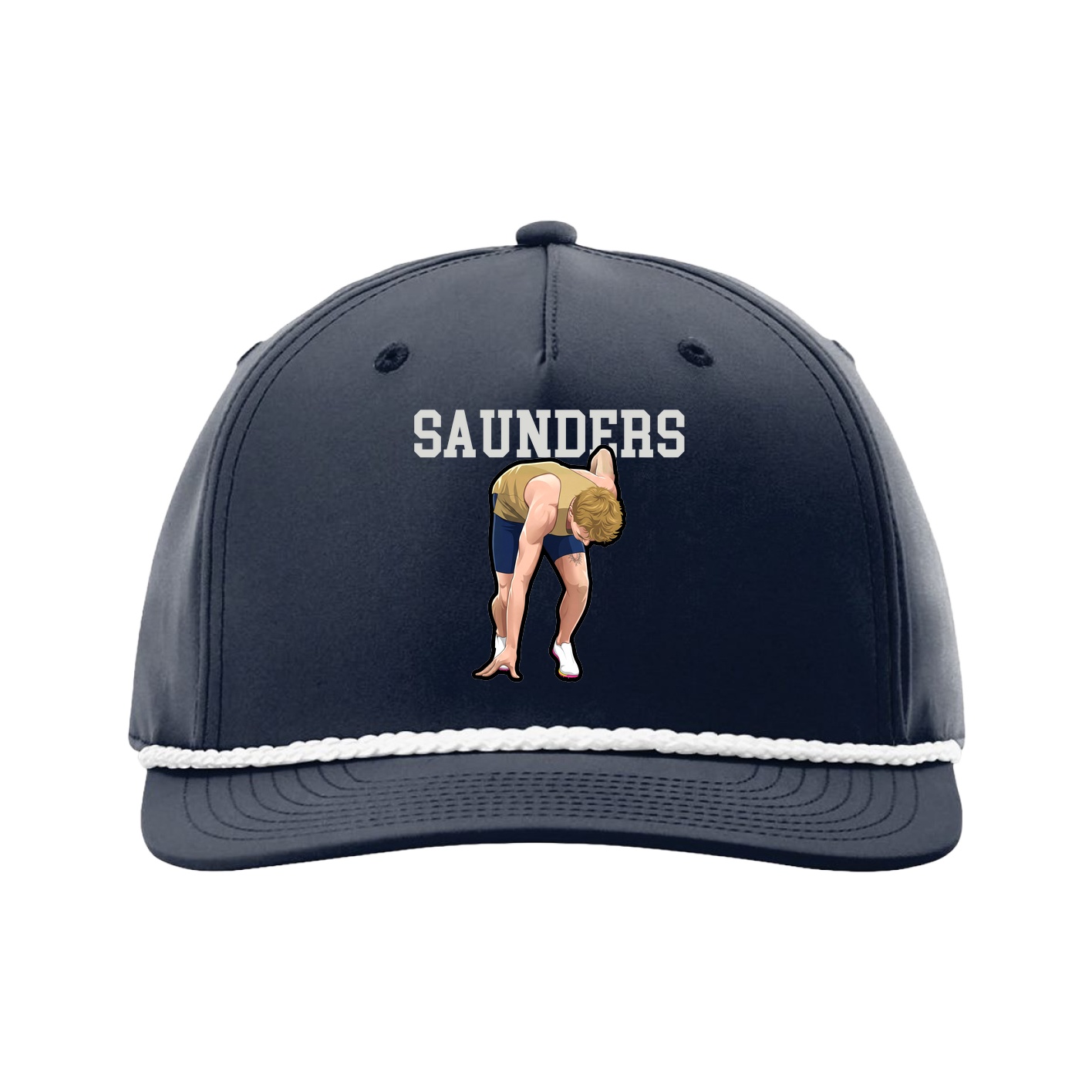 Five-Panel Classic Rope Cap — Shirsey in Navy