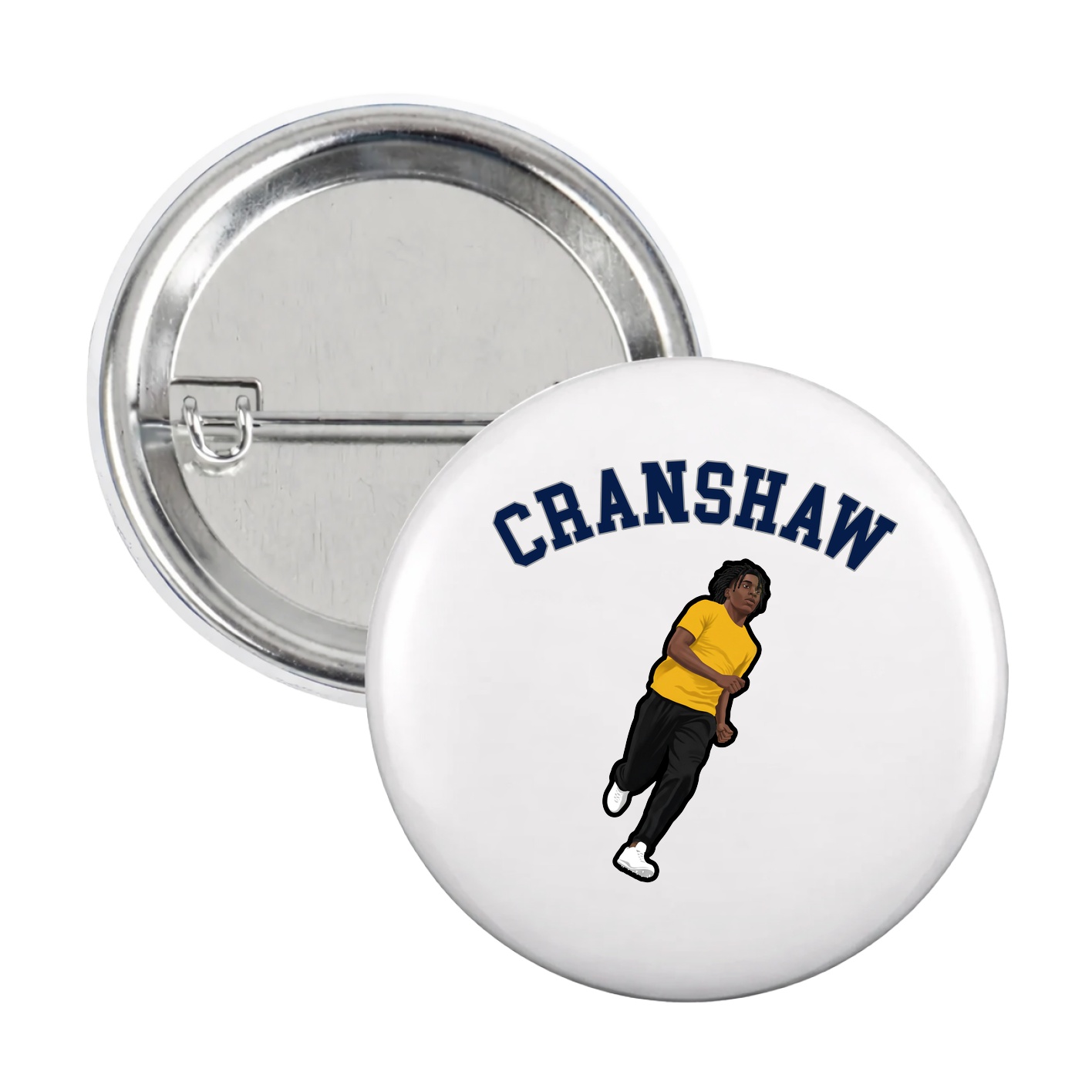 Game Day Button — Shirsey Arch in White