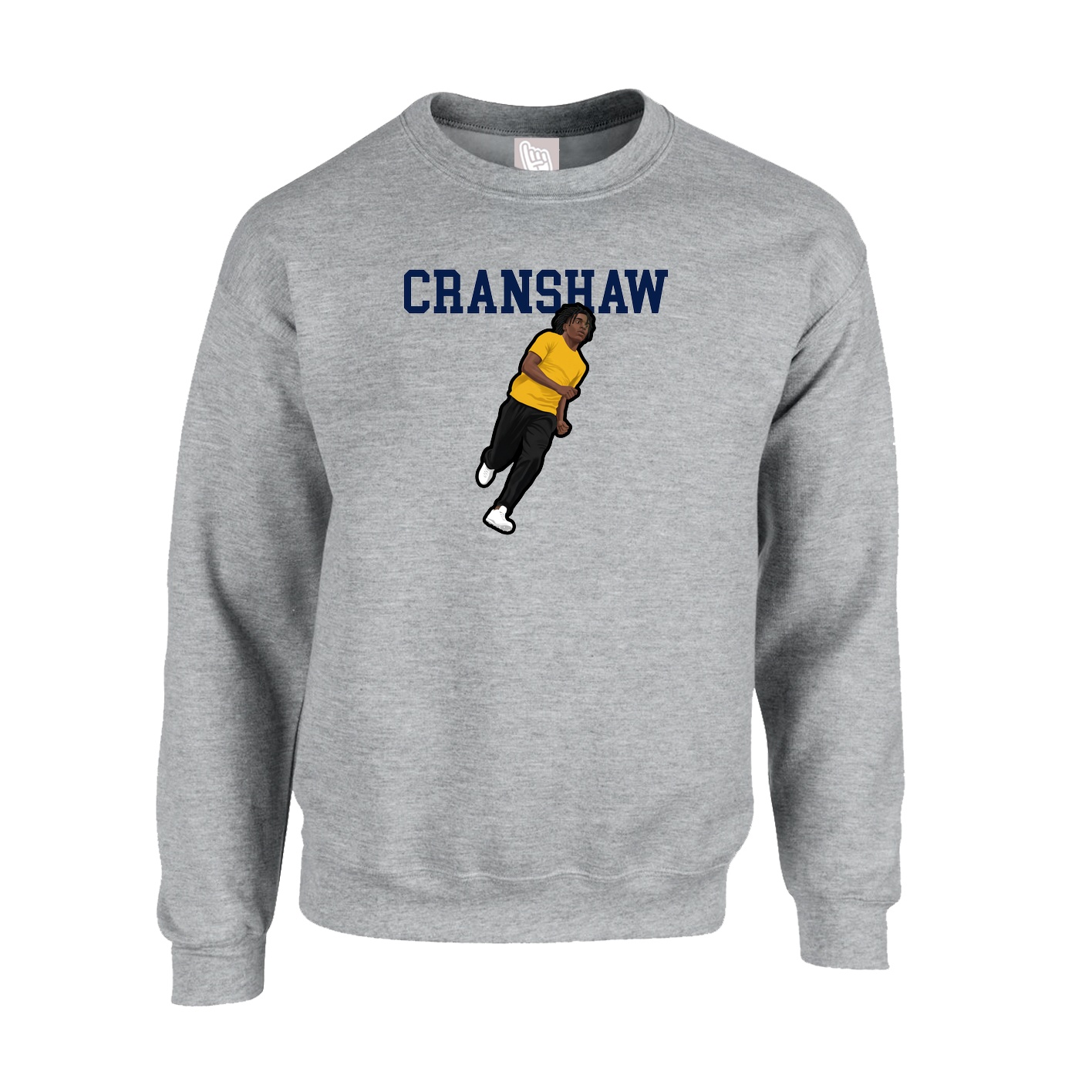 Fleece Crew — Shirsey in Grey
