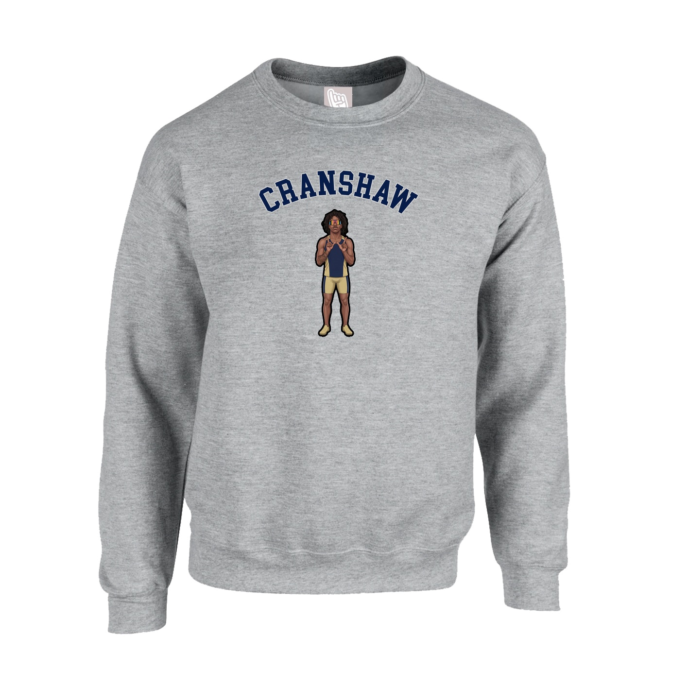 Fleece Crew — Shirsey Arch in Grey