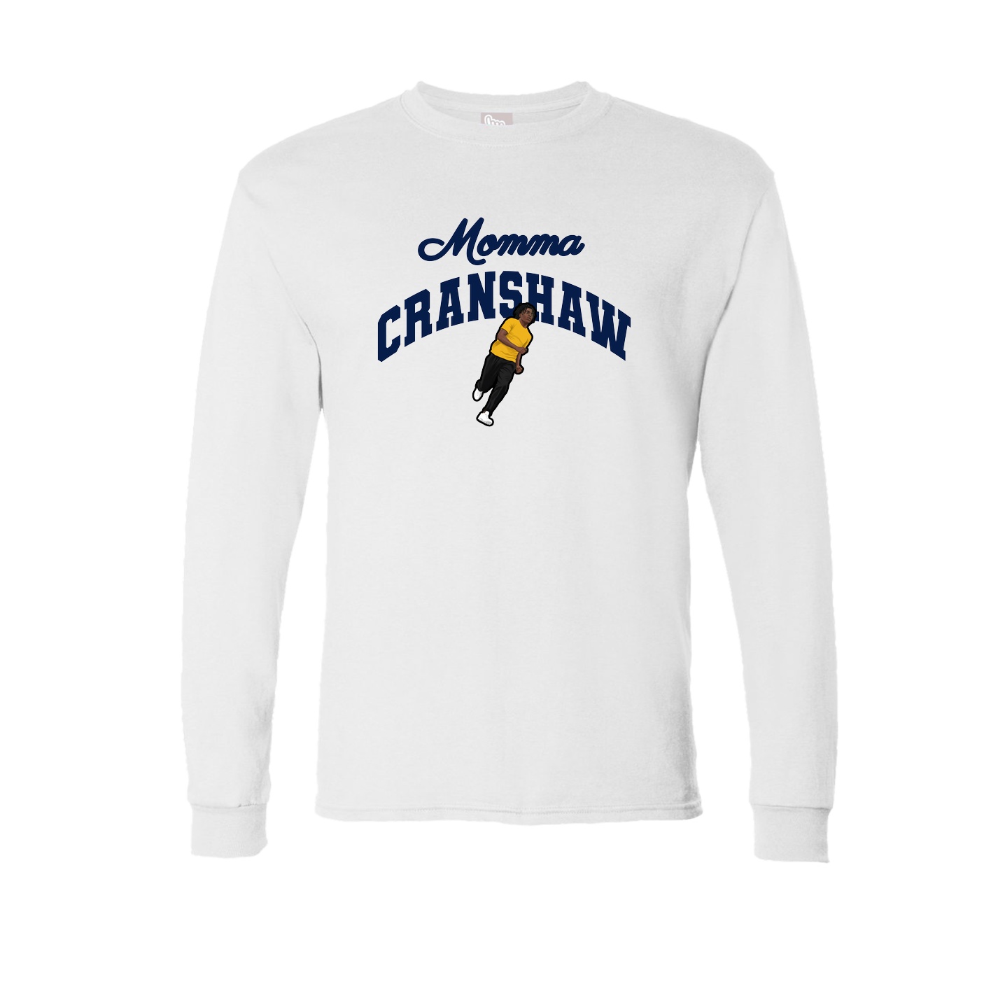 Long Sleeve Tee — Mothers Day Arch in White