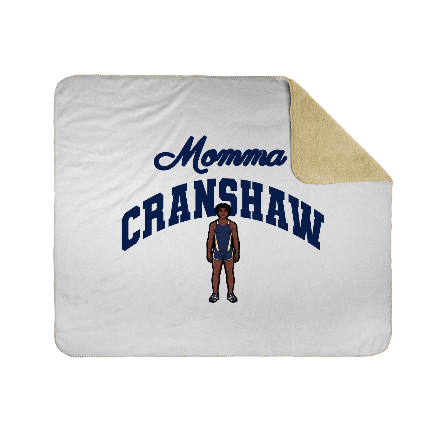 Throw Blanket — Mothers Day Arch in White