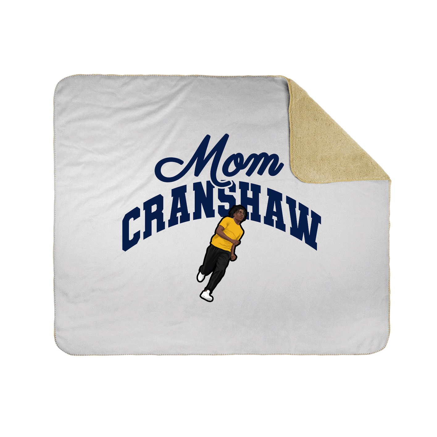 Throw Blanket — Mothers Day Arch in White