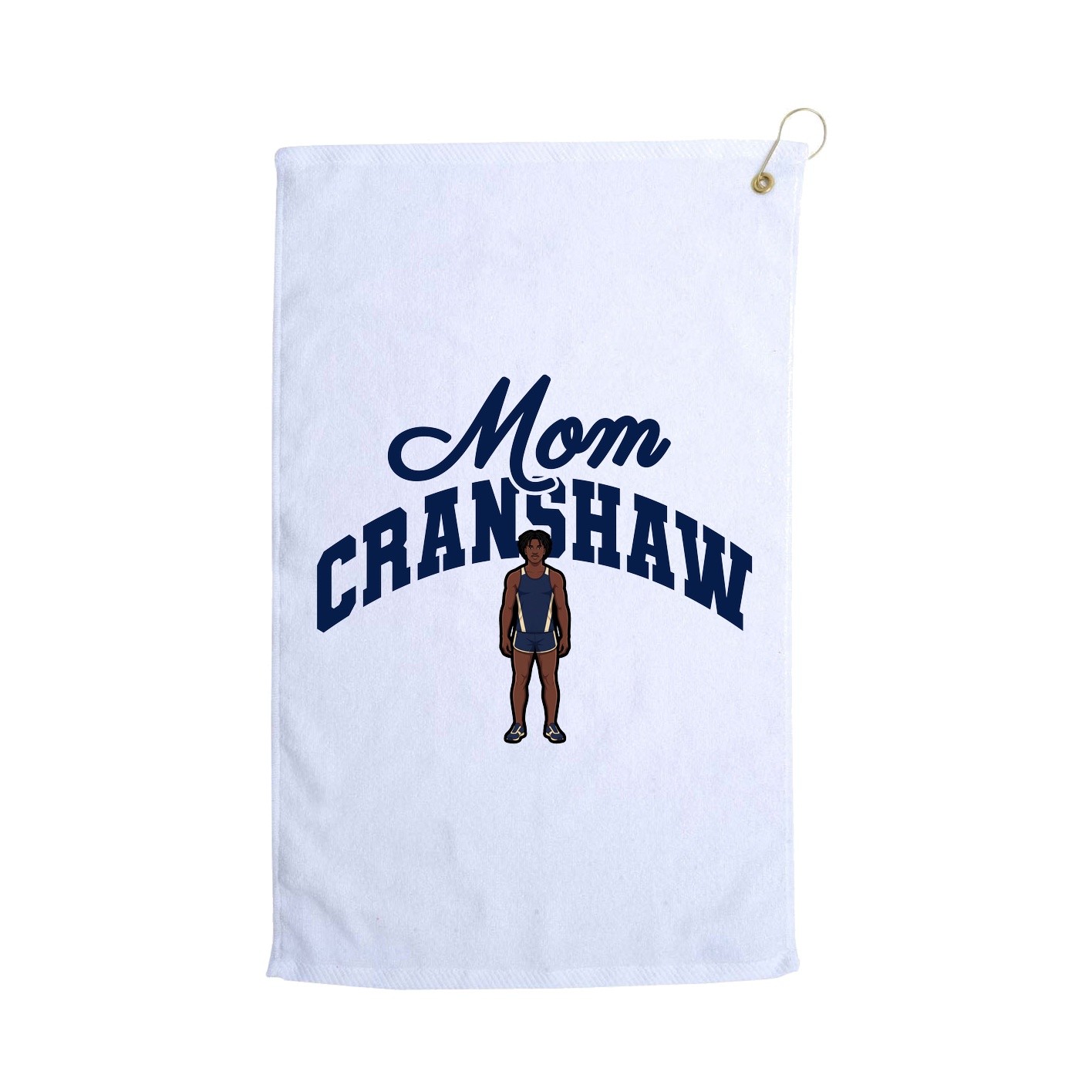 Golf Towel — Mothers Day Arch in White