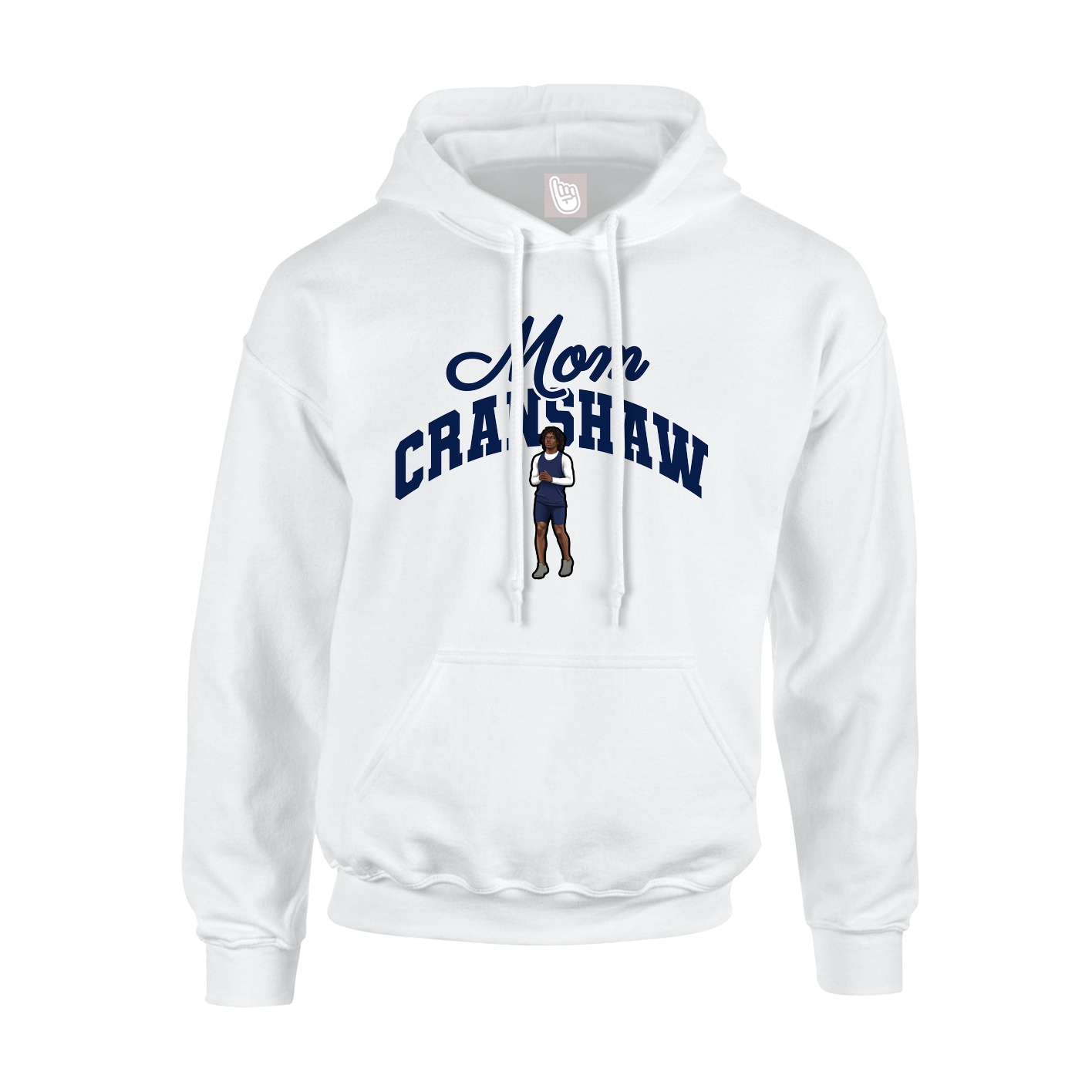 Hoodie — Mothers Day Arch in White
